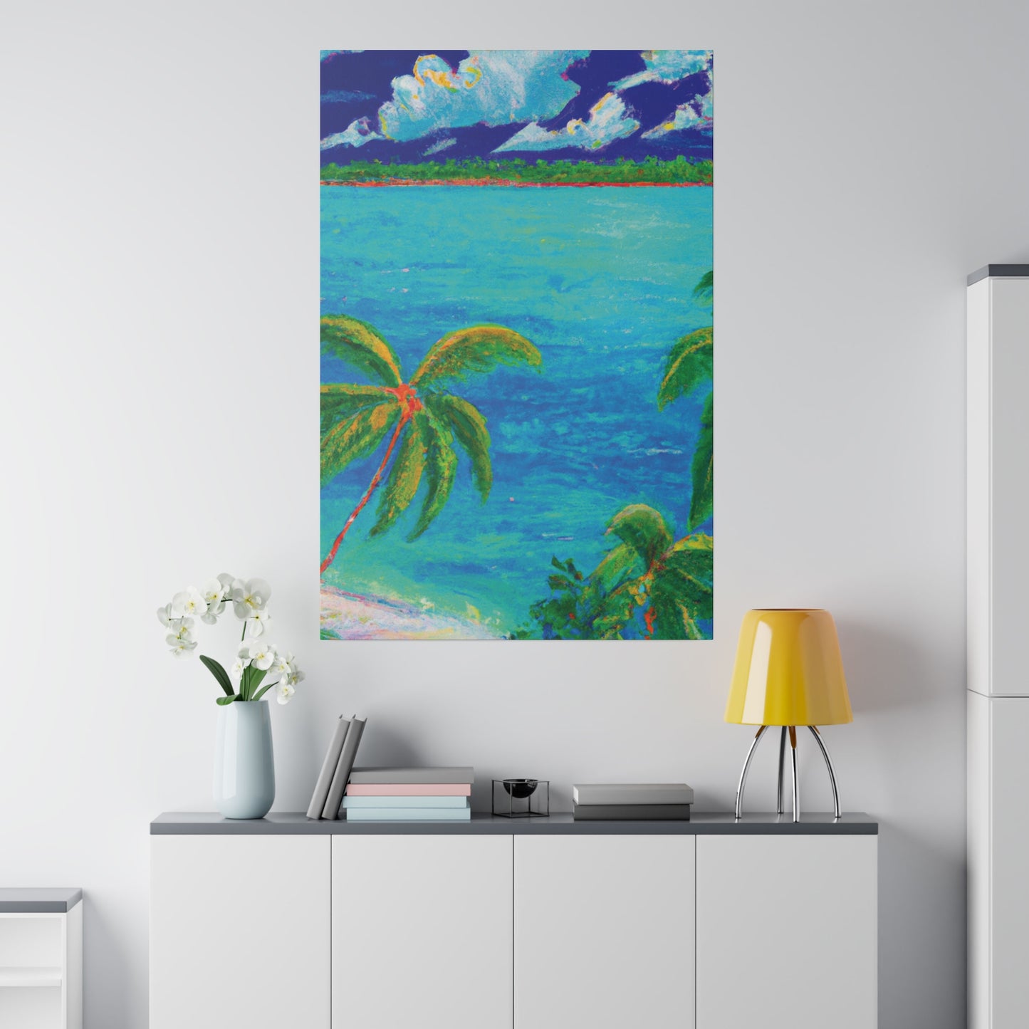 5654U - Bahamas Ocean Painting Print | Bahamas | Ocean | Beach | Poster | Home Decor | Wall Art | Canvas