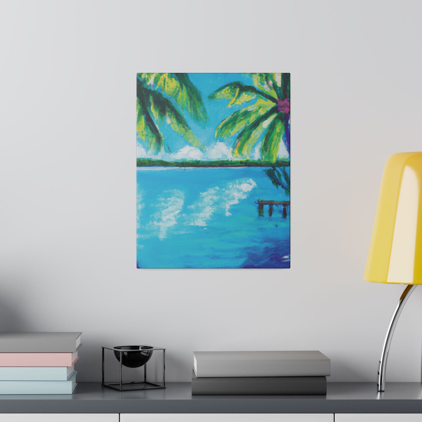 7583G - Bahamas Ocean Painting Print | Bahamas | Ocean | Beach | Poster | Home Decor | Wall Art | Canvas