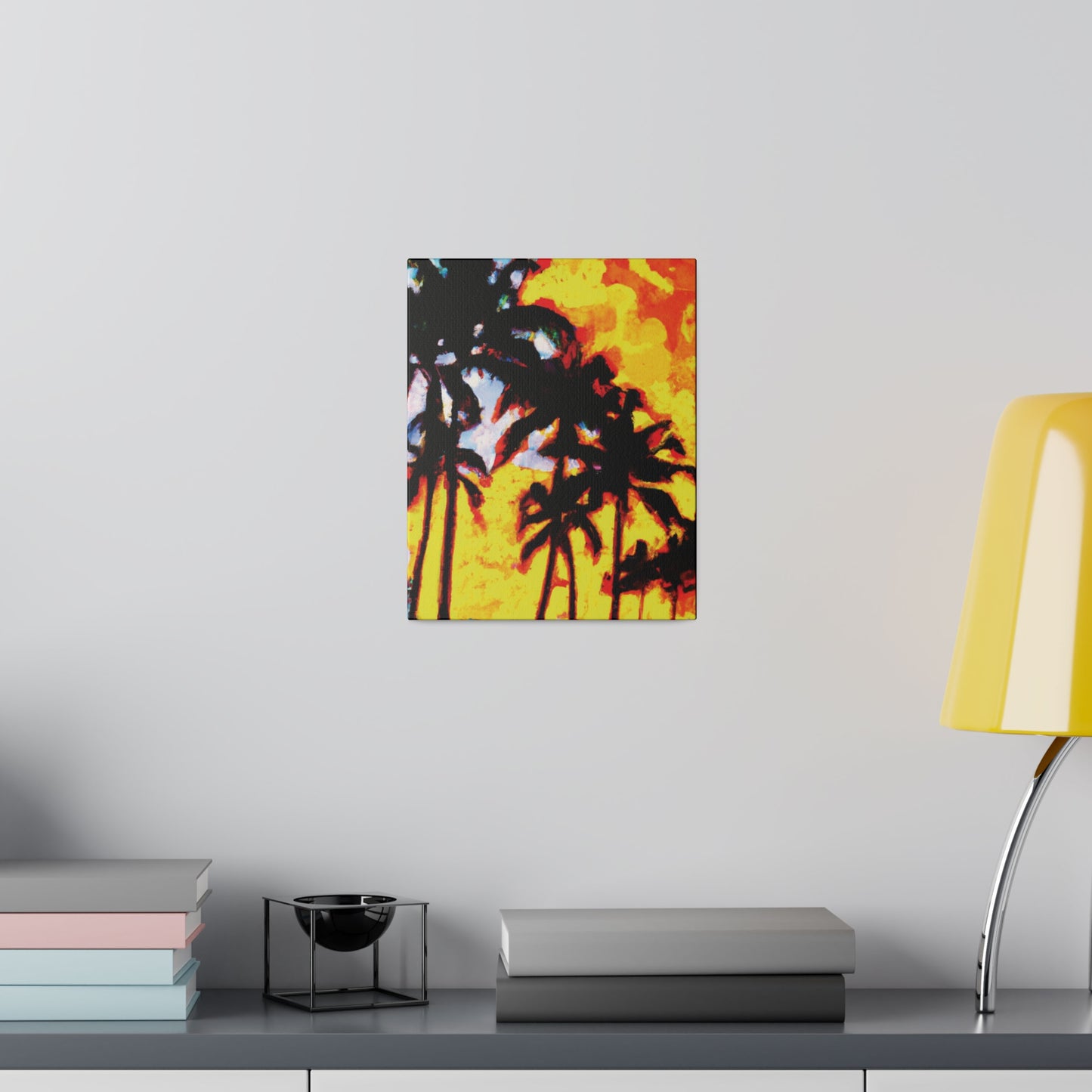 7248Q - Miami Beach Sunset Painting Print | Miami | Beach | Sunset | Poster | Home Decor | Wall Art | Canvas