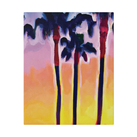 7116C - Miami Beach Sunset Painting Print | Miami | Beach | Sunset | Poster | Home Decor | Wall Art | Canvas