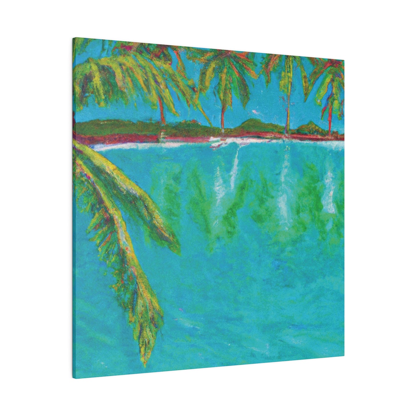 3255Q - Bahamas Ocean Painting Print | Bahamas | Ocean | Beach | Poster | Home Decor | Wall Art | Canvas