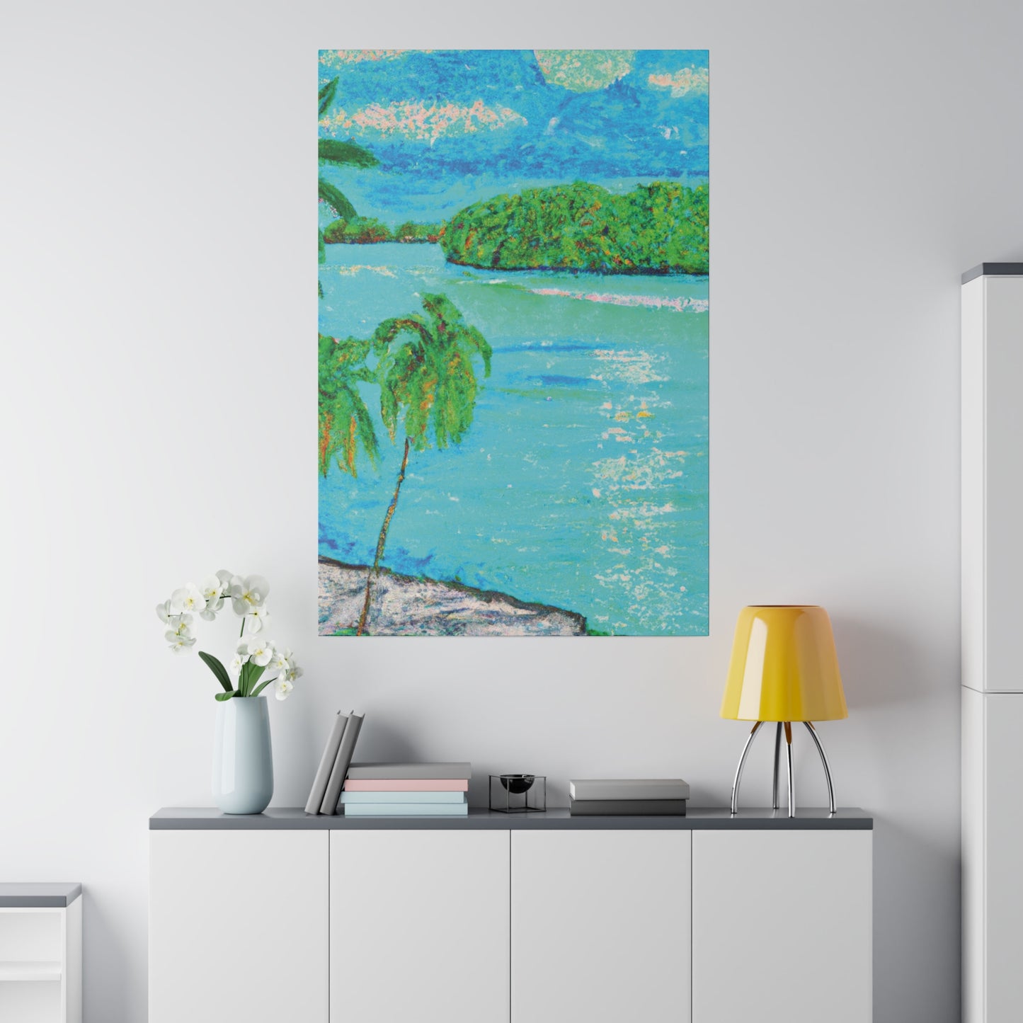 8239F - Bahamas Ocean Painting Print | Bahamas | Ocean | Beach | Poster | Home Decor | Wall Art | Canvas