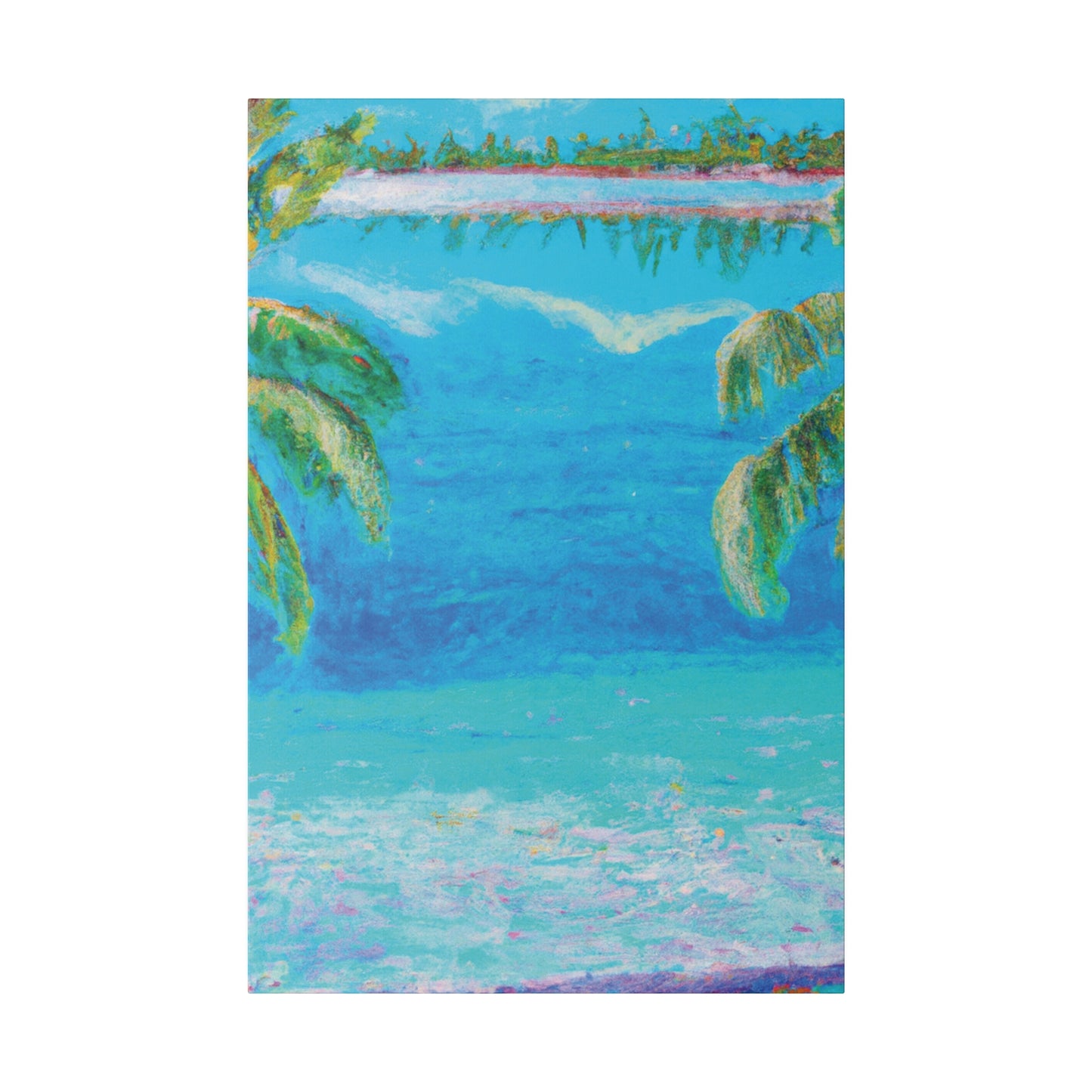 8159P - Bahamas Ocean Painting Print | Bahamas | Ocean | Beach | Poster | Home Decor | Wall Art | Canvas