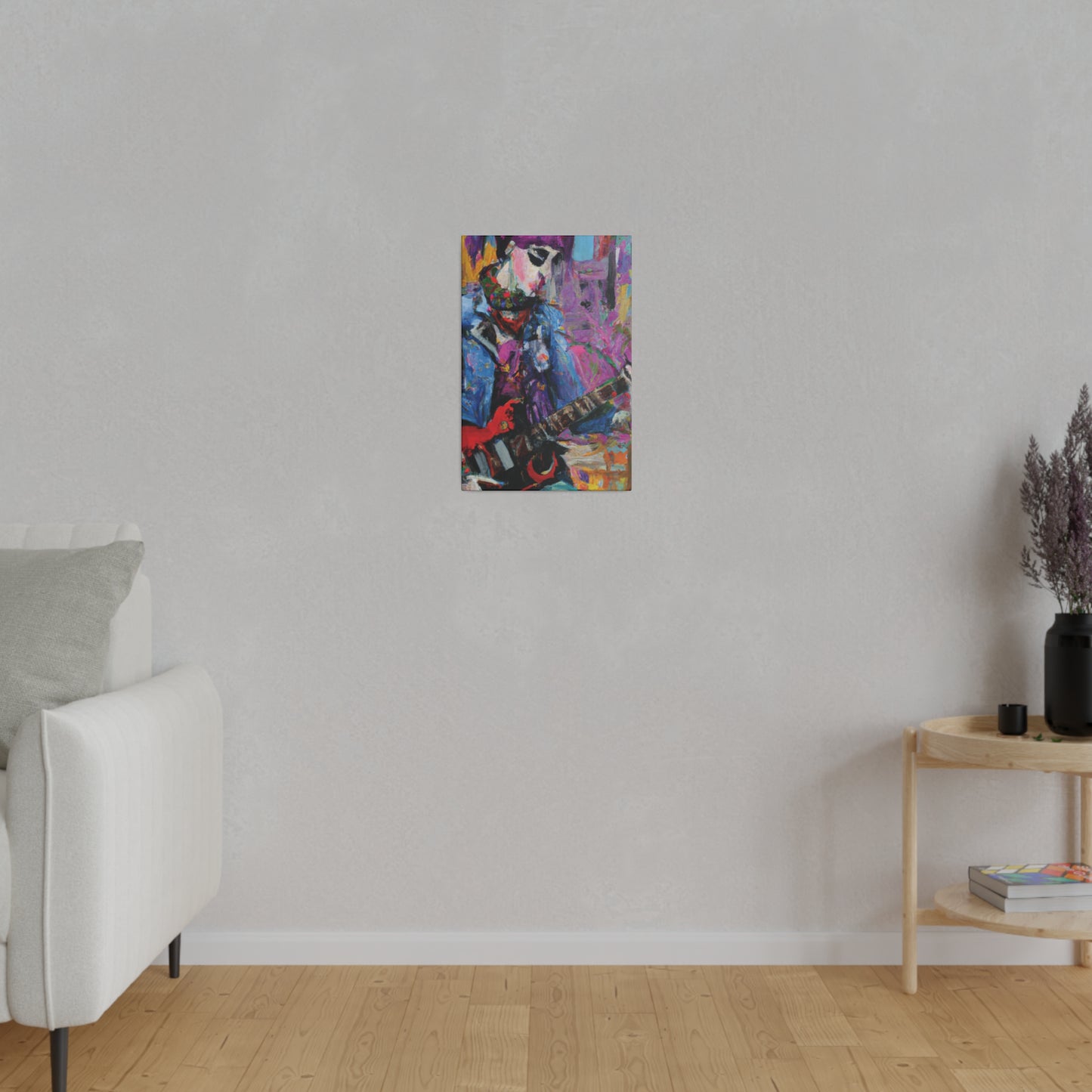 9210O - Rockstar Oil Painting Style Print | Poster | Home Decor | Wall Art | Music Art | Canvas