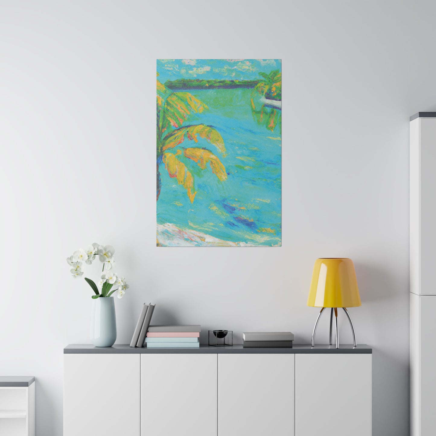 8857G - Bahamas Ocean Painting Print | Bahamas | Ocean | Beach | Poster | Home Decor | Wall Art | Canvas