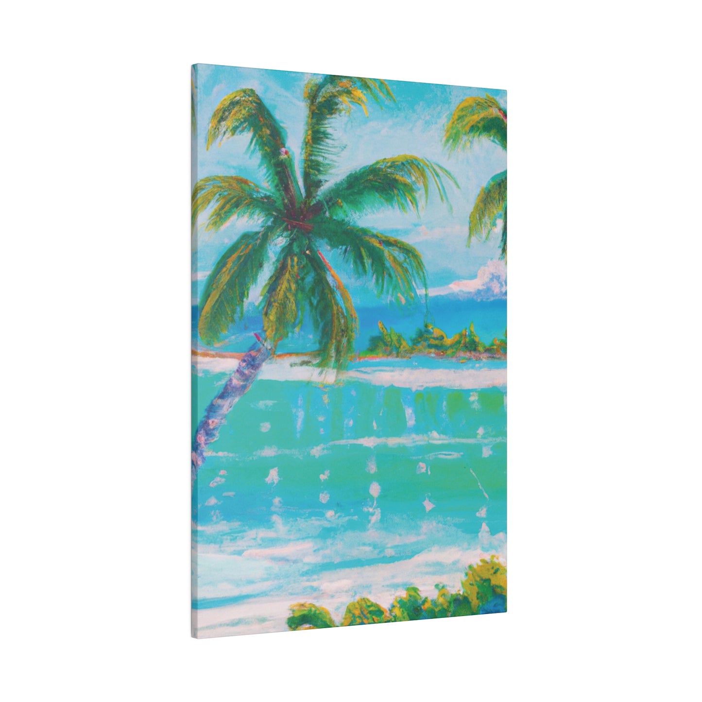 9452K - Bahamas Ocean Painting Print | Bahamas | Ocean | Beach | Poster | Home Decor | Wall Art | Canvas