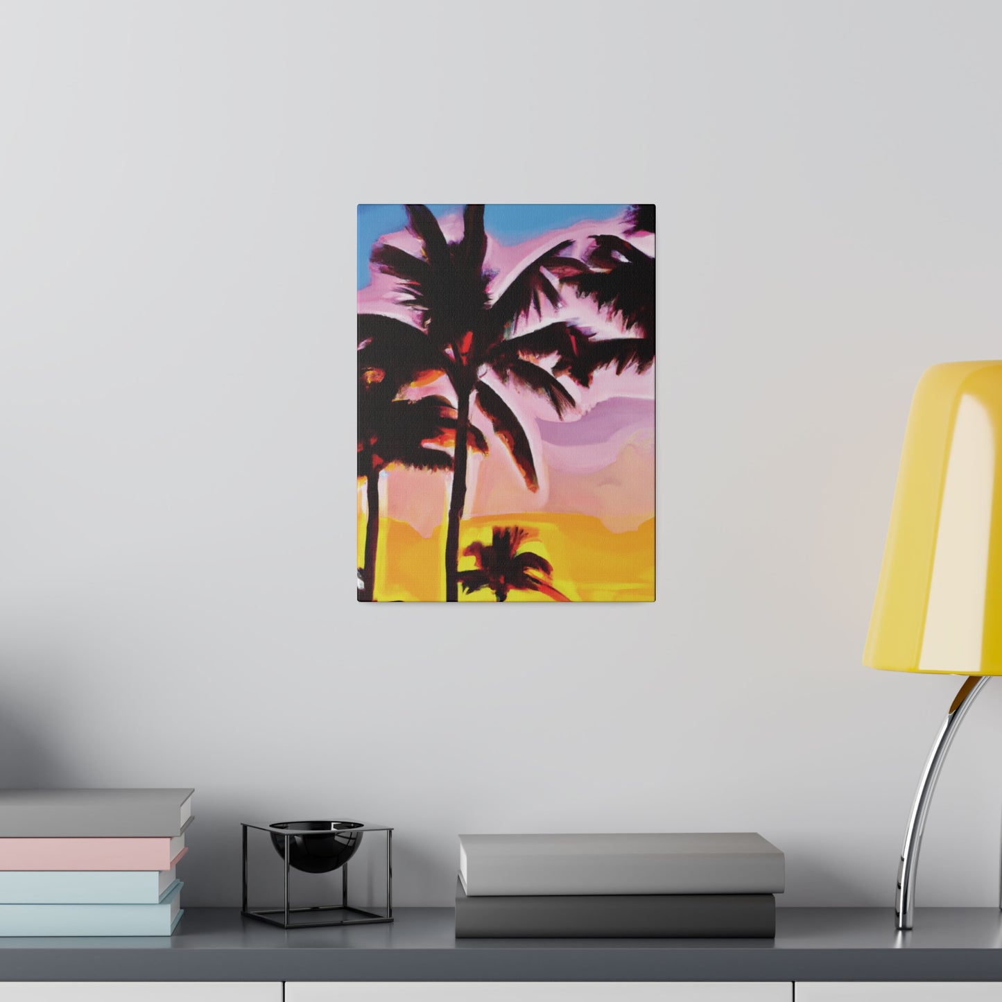 742X - Miami Beach Sunset Painting Print | Miami | Beach | Sunset | Poster | Home Decor | Wall Art | Canvas