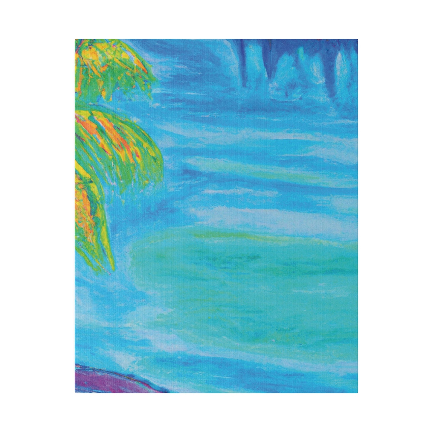 3842G - Bahamas Ocean Painting Print | Bahamas | Ocean | Beach | Poster | Home Decor | Wall Art | Canvas