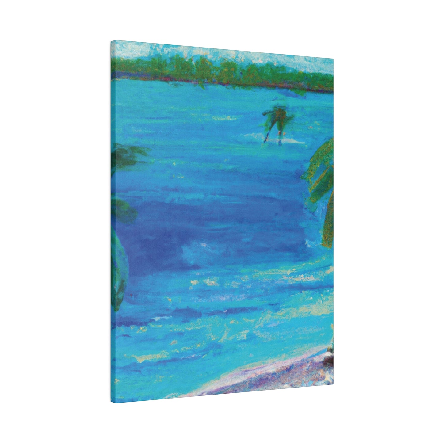 5105Q - Bahamas Ocean Painting Print | Bahamas | Ocean | Beach | Poster | Home Decor | Wall Art | Canvas