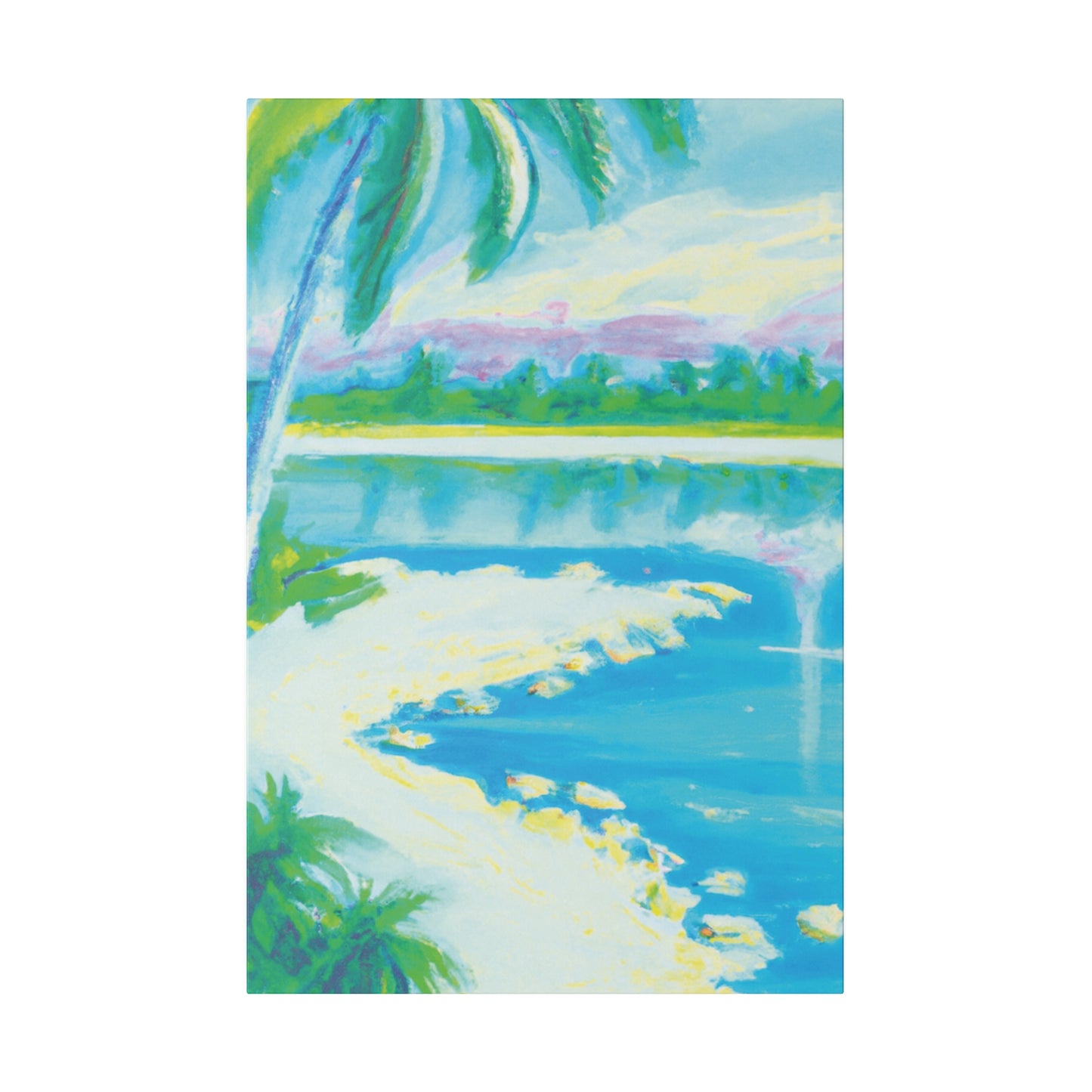 4501F - Bahamas Ocean Painting Print | Bahamas | Ocean | Beach | Poster | Home Decor | Wall Art | Canvas