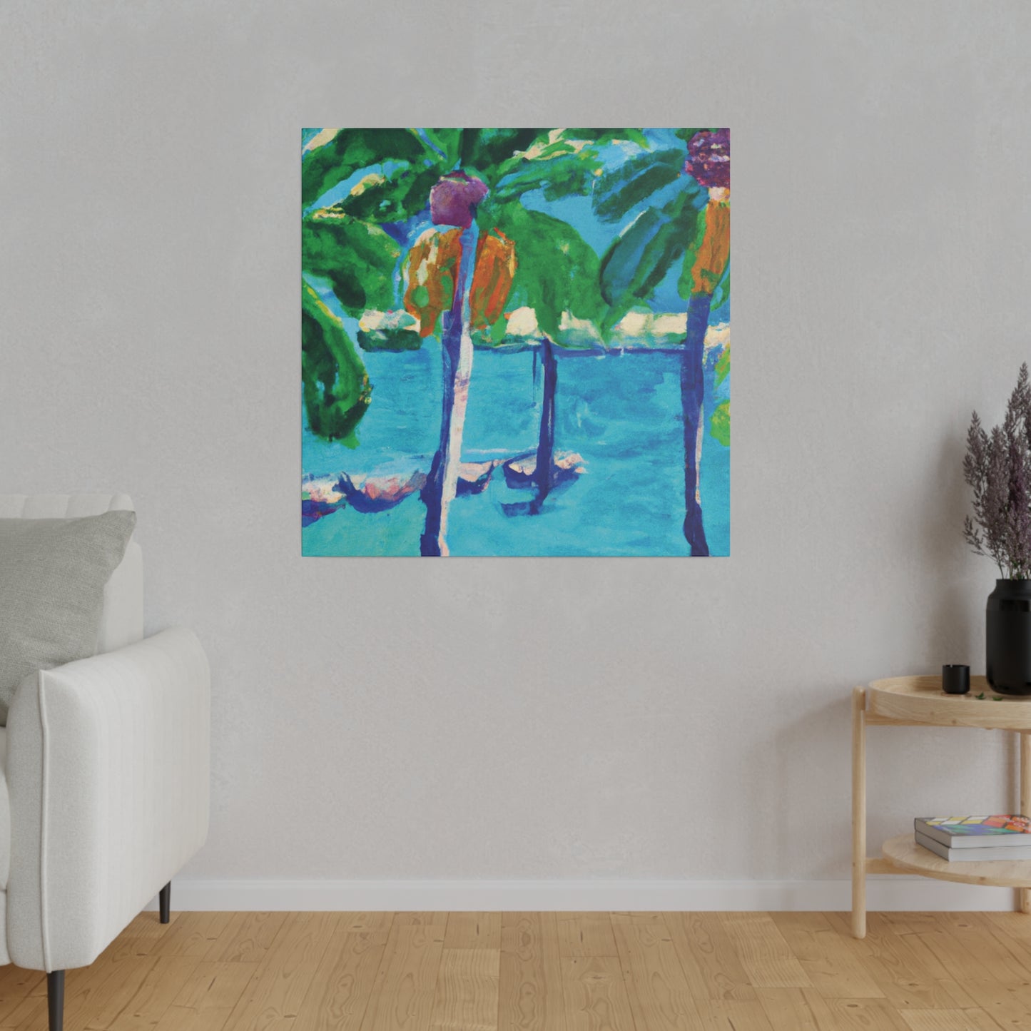 2944U - Bahamas Ocean Painting Print | Bahamas | Ocean | Beach | Poster | Home Decor | Wall Art | Canvas