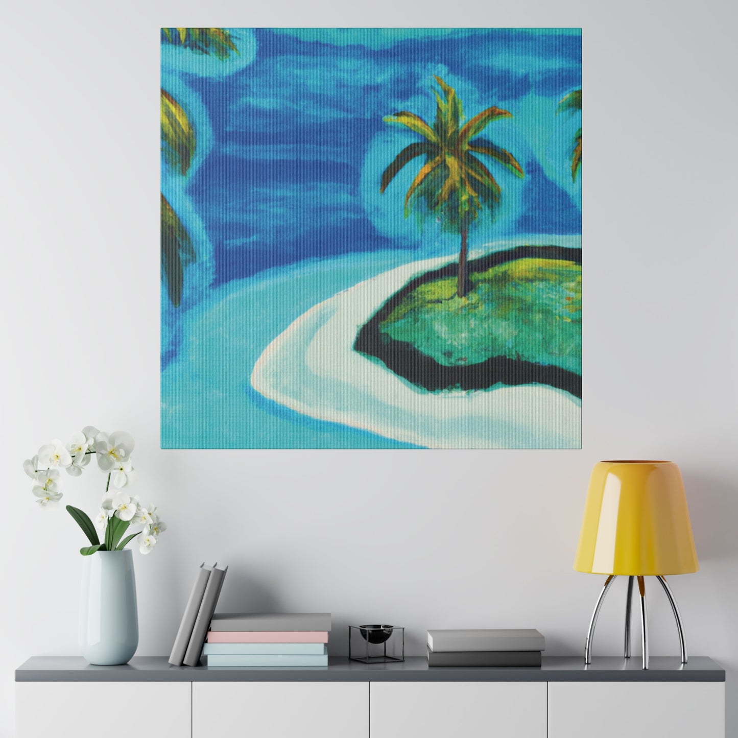 4265U - Bahamas Ocean Painting Print | Bahamas | Ocean | Beach | Poster | Home Decor | Wall Art | Canvas