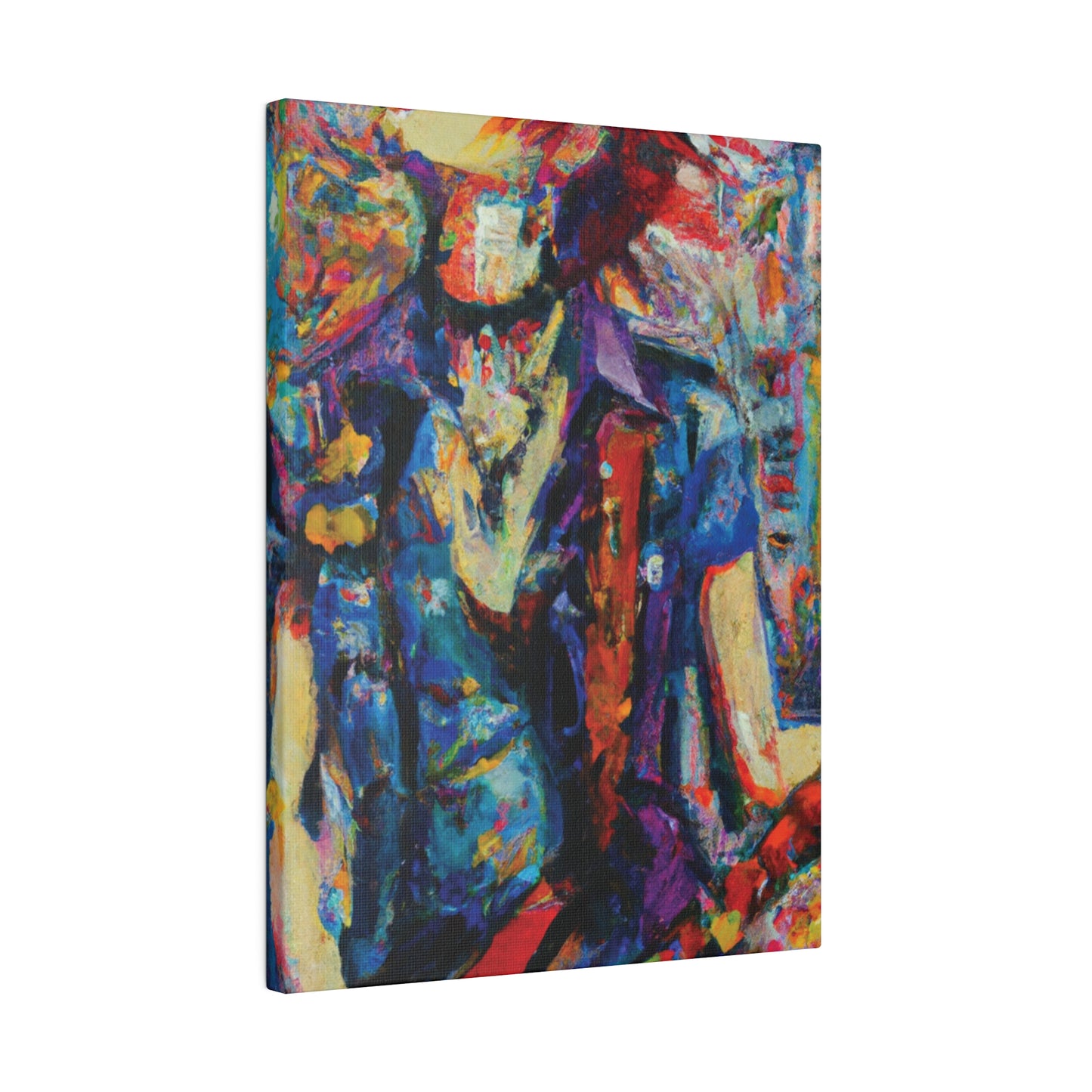 9667F - Rockstar Oil Painting Style Print | Poster | Home Decor | Wall Art | Music Art | Canvas