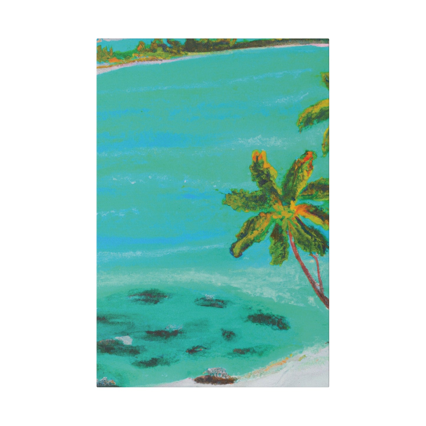 1417P - Bahamas Ocean Painting Print | Bahamas | Ocean | Beach | Poster | Home Decor | Wall Art | Canvas