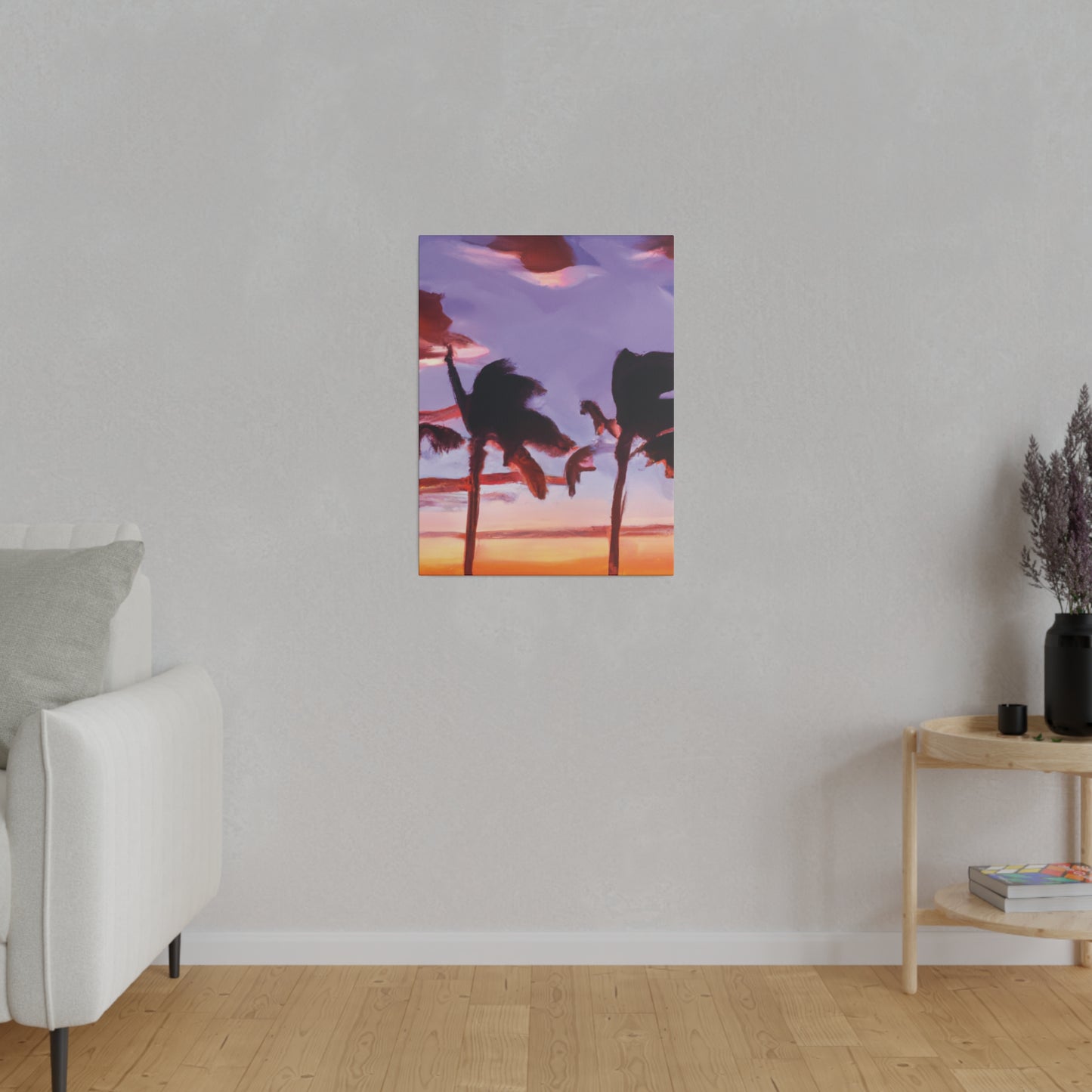 7491X - Miami Beach Sunset Painting Print | Miami | Beach | Sunset | Poster | Home Decor | Wall Art | Canvas