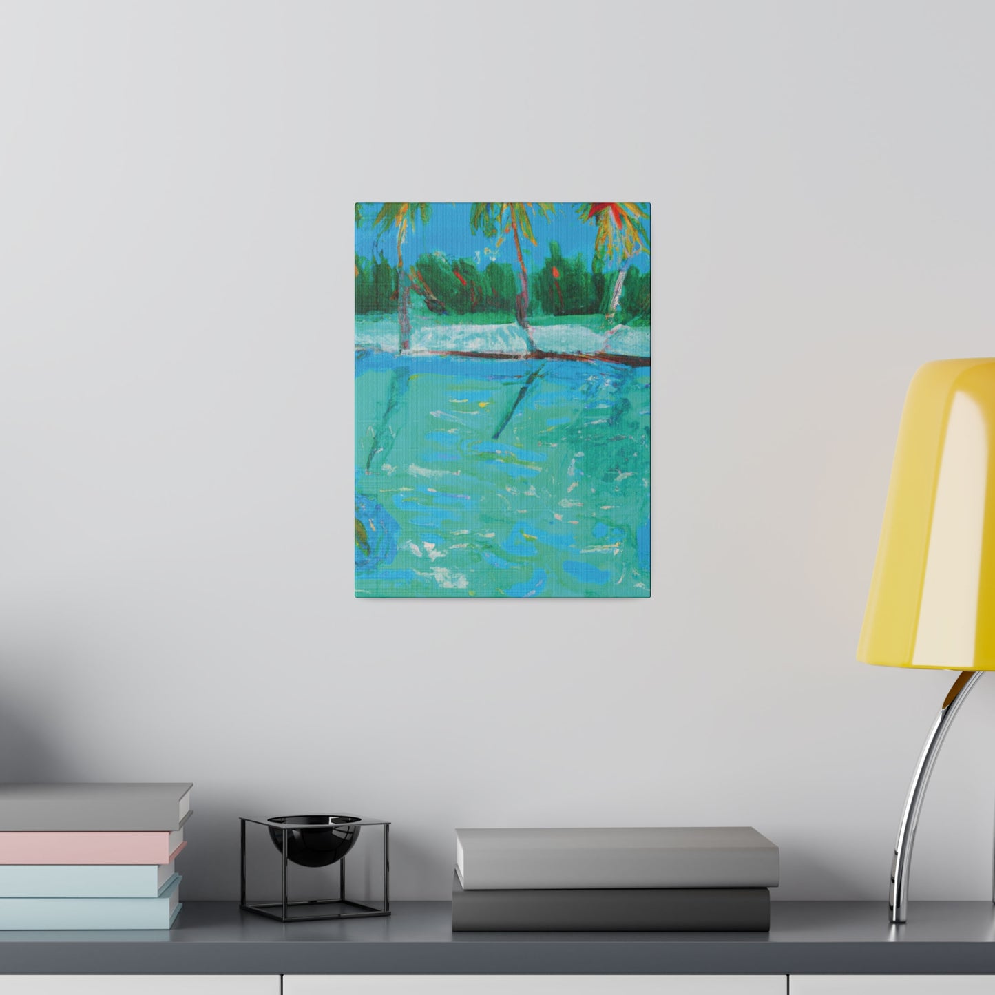 8483P - Bahamas Ocean Painting Print | Bahamas | Ocean | Beach | Poster | Home Decor | Wall Art | Canvas