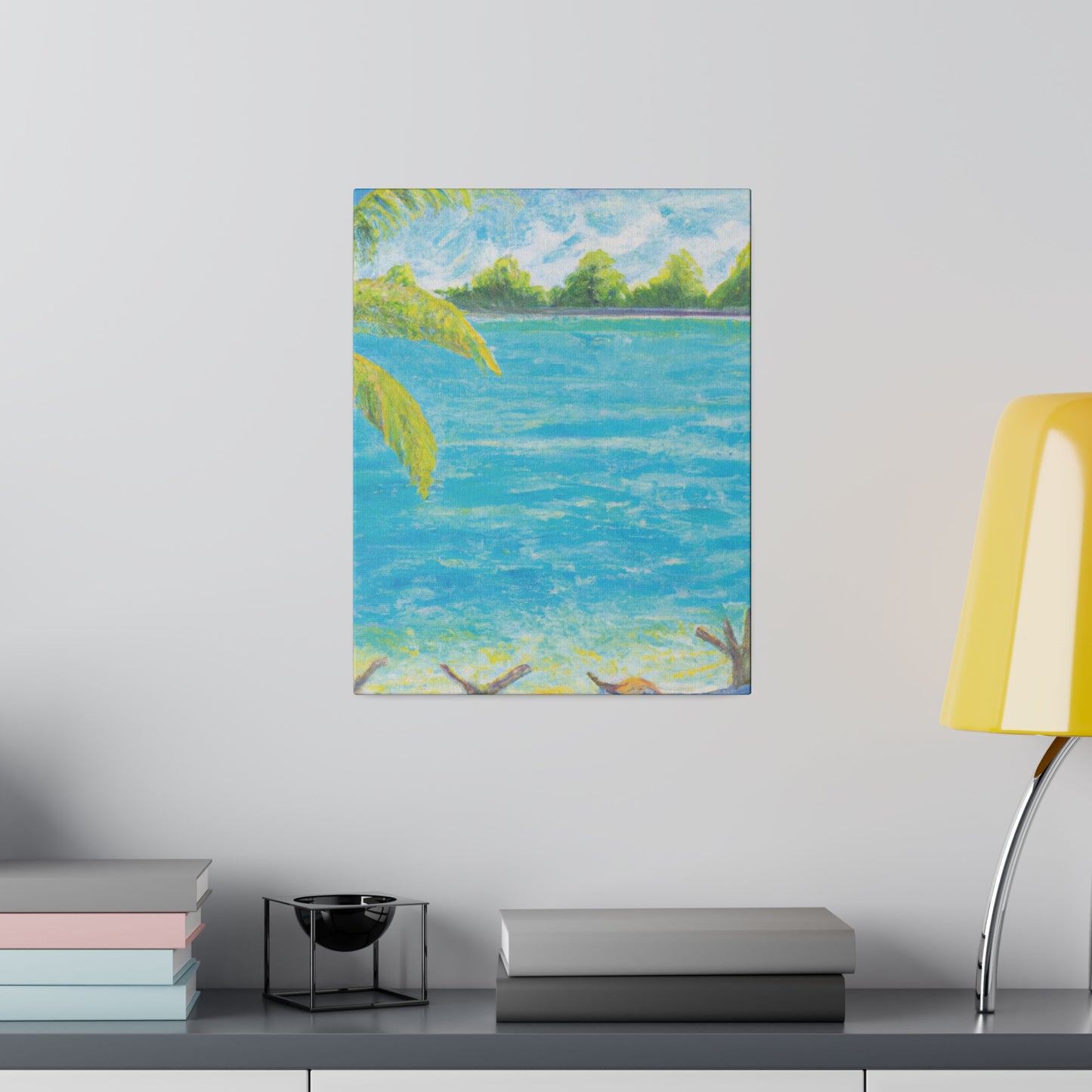 3007D - Bahamas Ocean Painting Print | Bahamas | Ocean | Beach | Poster | Home Decor | Wall Art | Canvas