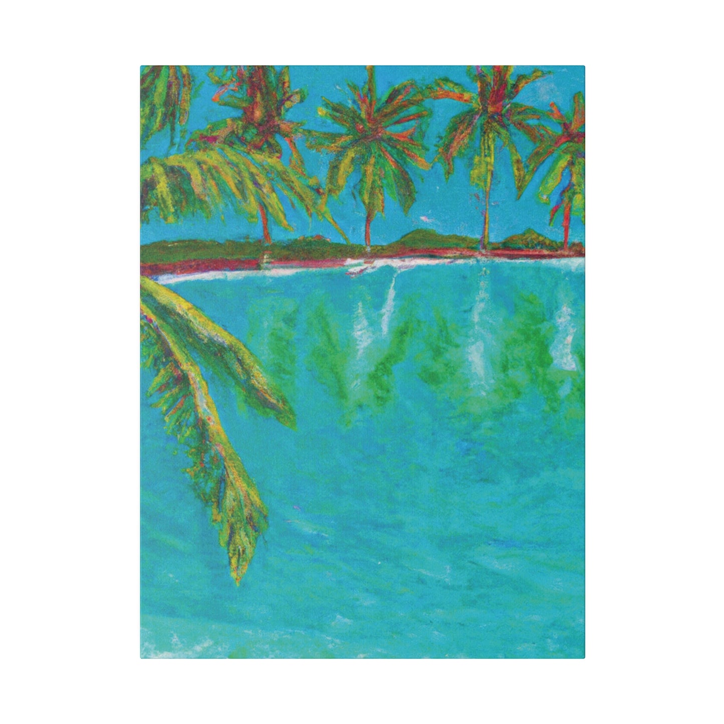 3255Q - Bahamas Ocean Painting Print | Bahamas | Ocean | Beach | Poster | Home Decor | Wall Art | Canvas