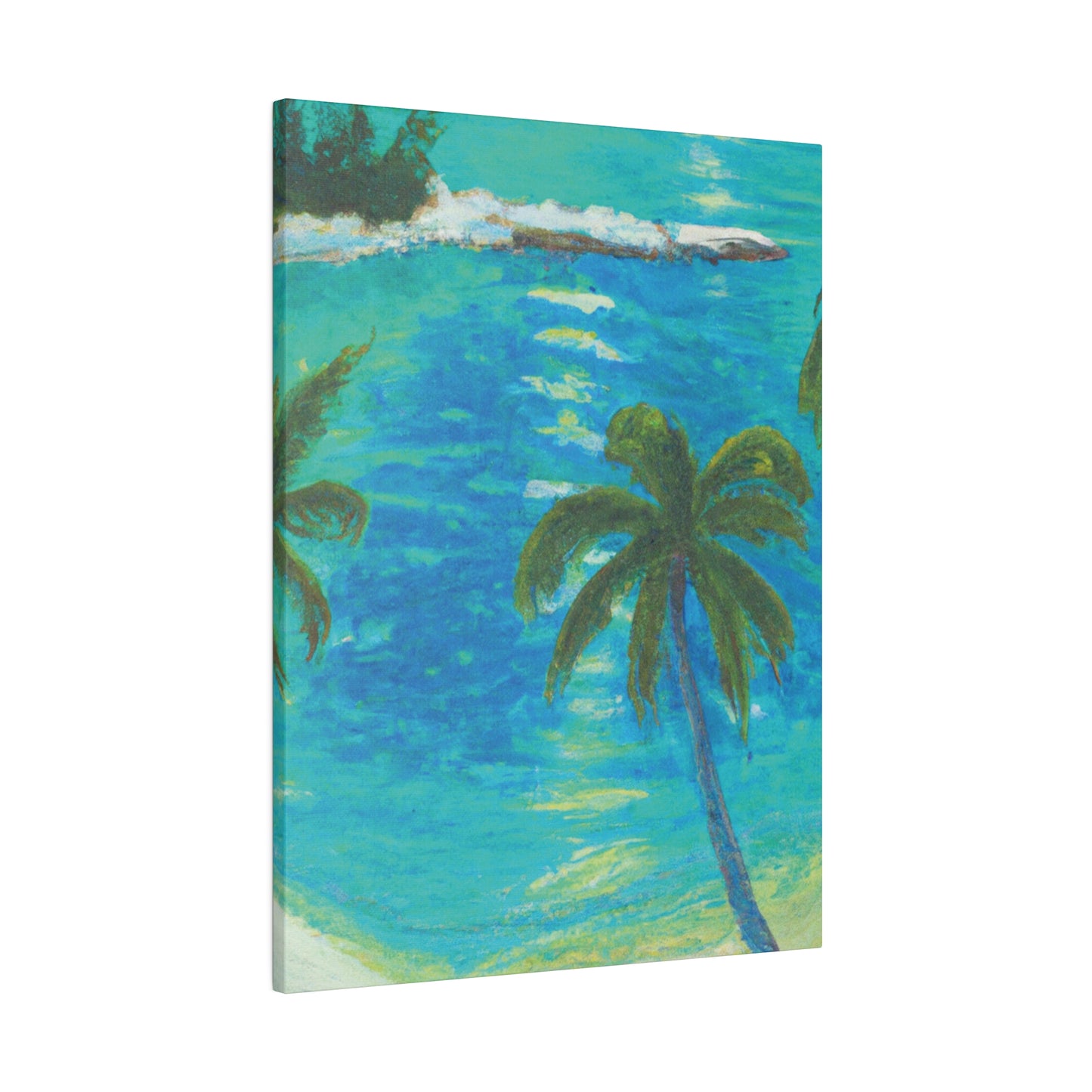 4512F - Bahamas Ocean Painting Print | Bahamas | Ocean | Beach | Poster | Home Decor | Wall Art | Canvas