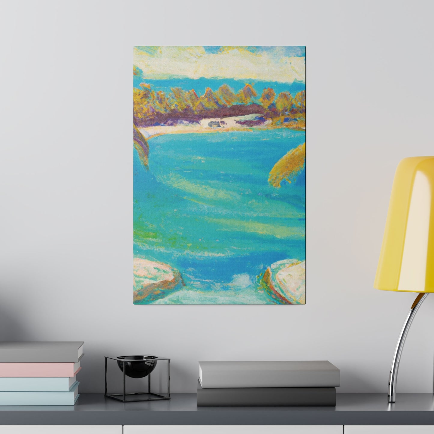 5706H - Bahamas Ocean Painting Print | Bahamas | Ocean | Beach | Poster | Home Decor | Wall Art | Canvas