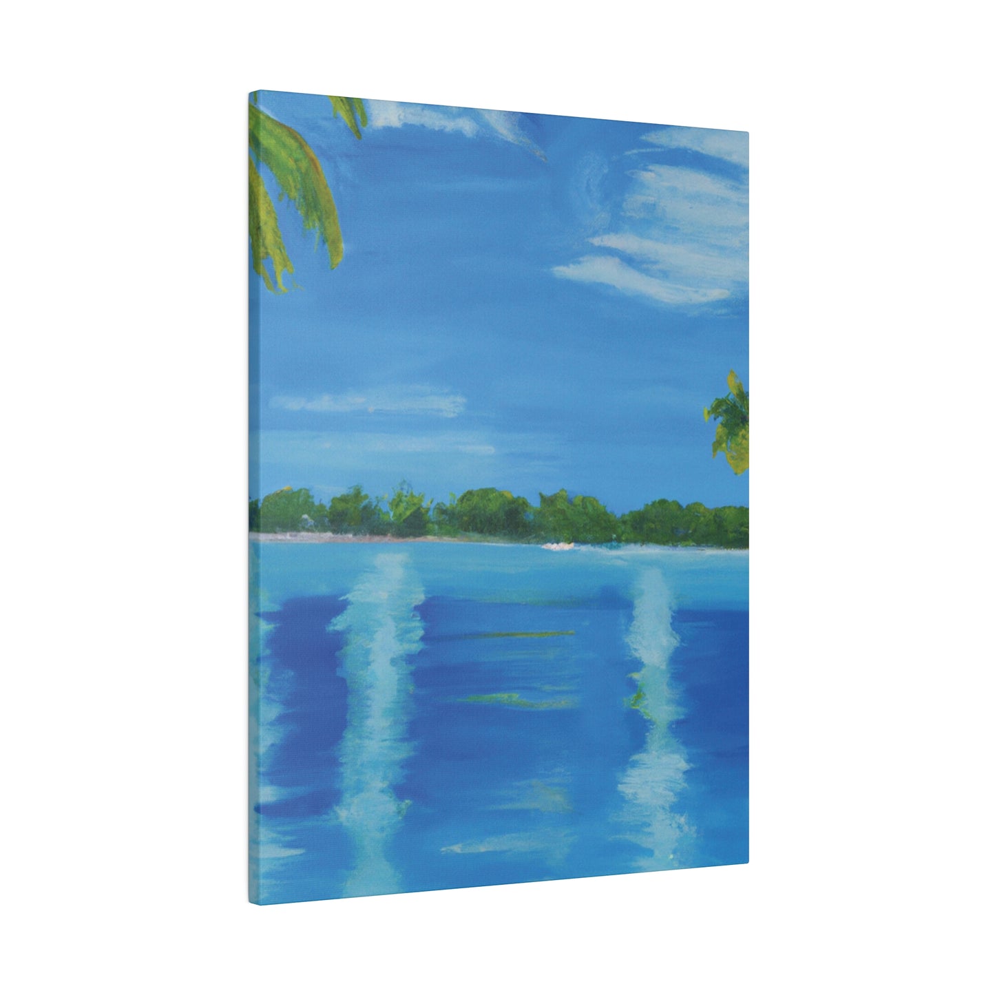 6876O - Bahamas Ocean Painting Print | Bahamas | Ocean | Beach | Poster | Home Decor | Wall Art | Canvas