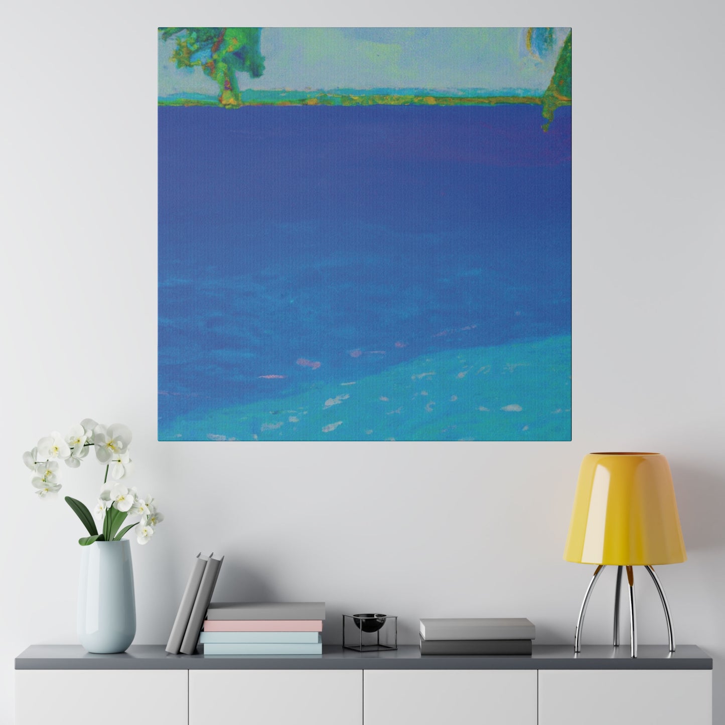 1582T - Bahamas Ocean Painting Print | Bahamas | Ocean | Beach | Poster | Home Decor | Wall Art | Canvas