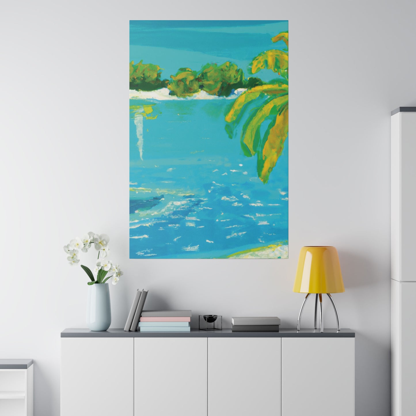 2261V - Bahamas Ocean Painting Print | Bahamas | Ocean | Beach | Poster | Home Decor | Wall Art | Canvas