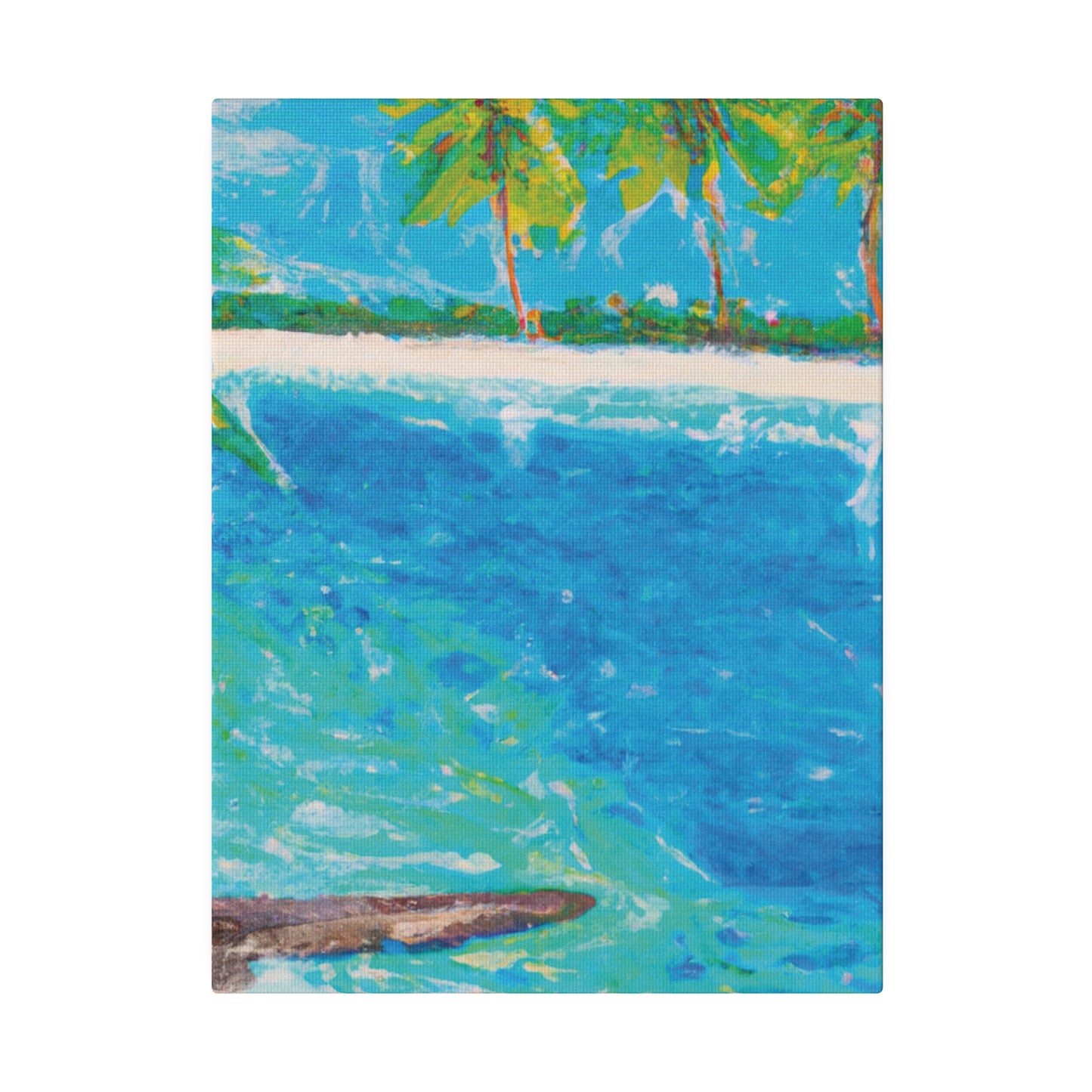 5065C - Bahamas Ocean Painting Print | Bahamas | Ocean | Beach | Poster | Home Decor | Wall Art | Canvas