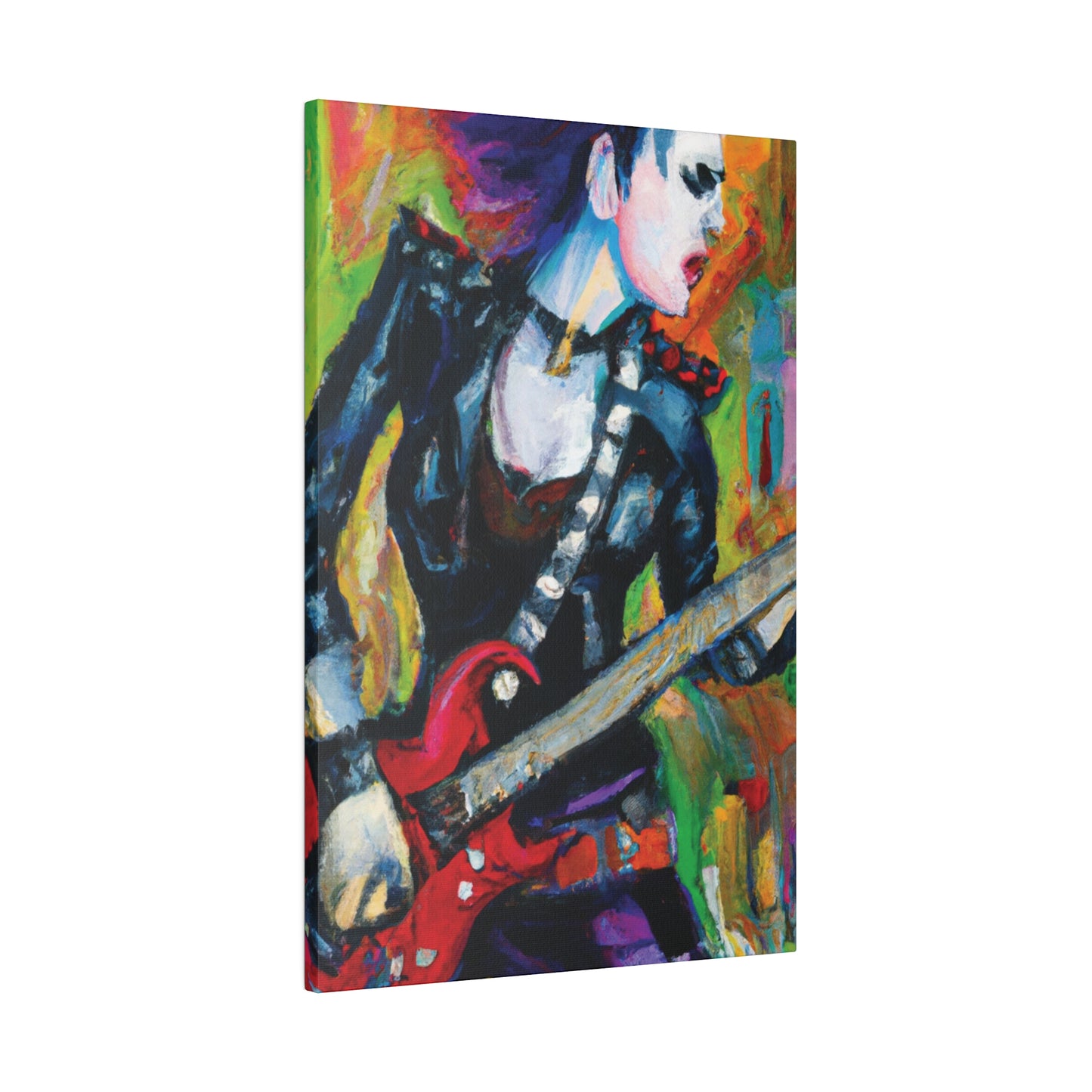 3315A - Rockstar Oil Painting Style Print | Poster | Home Decor | Wall Art | Music Art | Canvas