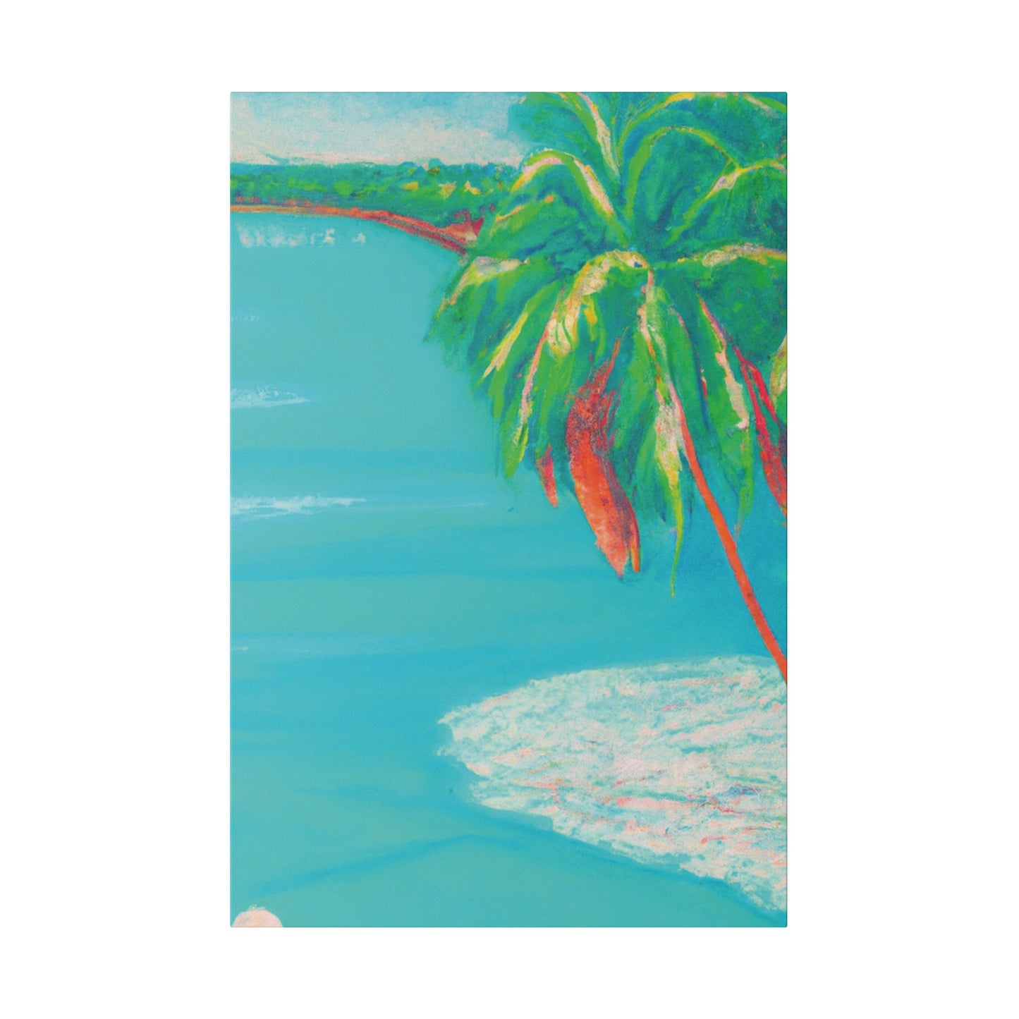 6263D - Bahamas Ocean Painting Print | Bahamas | Ocean | Beach | Poster | Home Decor | Wall Art | Canvas