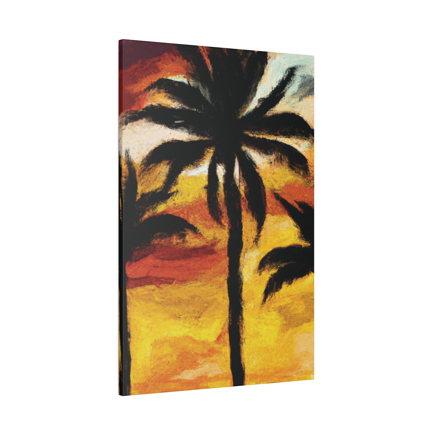 3122C - Miami Beach Sunset Painting Print | Miami | Beach | Sunset | Poster | Home Decor | Wall Art | Canvas