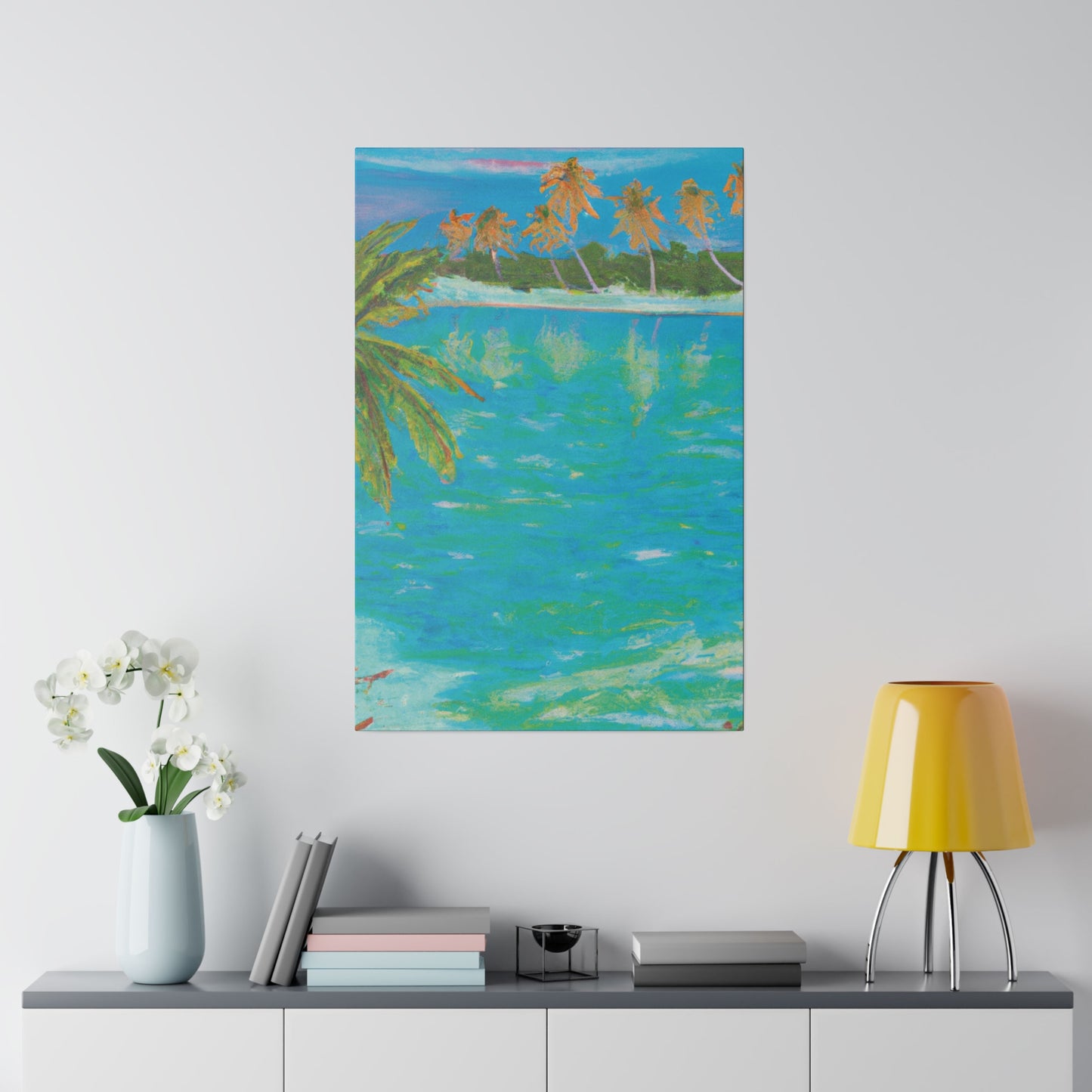 1767P - Bahamas Ocean Painting Print | Bahamas | Ocean | Beach | Poster | Home Decor | Wall Art | Canvas