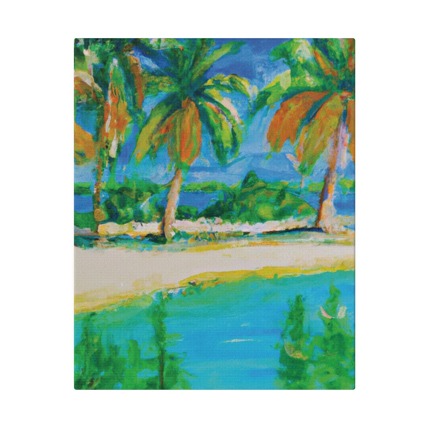 8576A - Bahamas Ocean Painting Print | Bahamas | Ocean | Beach | Poster | Home Decor | Wall Art | Canvas