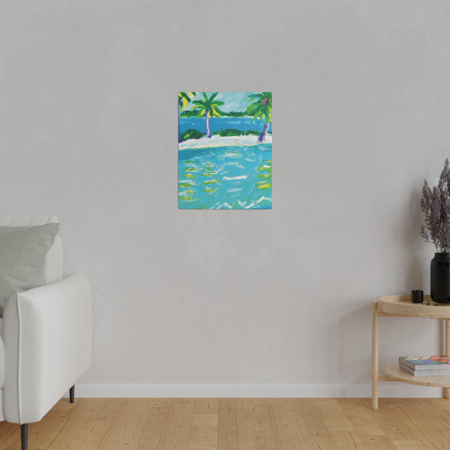 9256K - Bahamas Ocean Painting Print | Bahamas | Ocean | Beach | Poster | Home Decor | Wall Art | Canvas