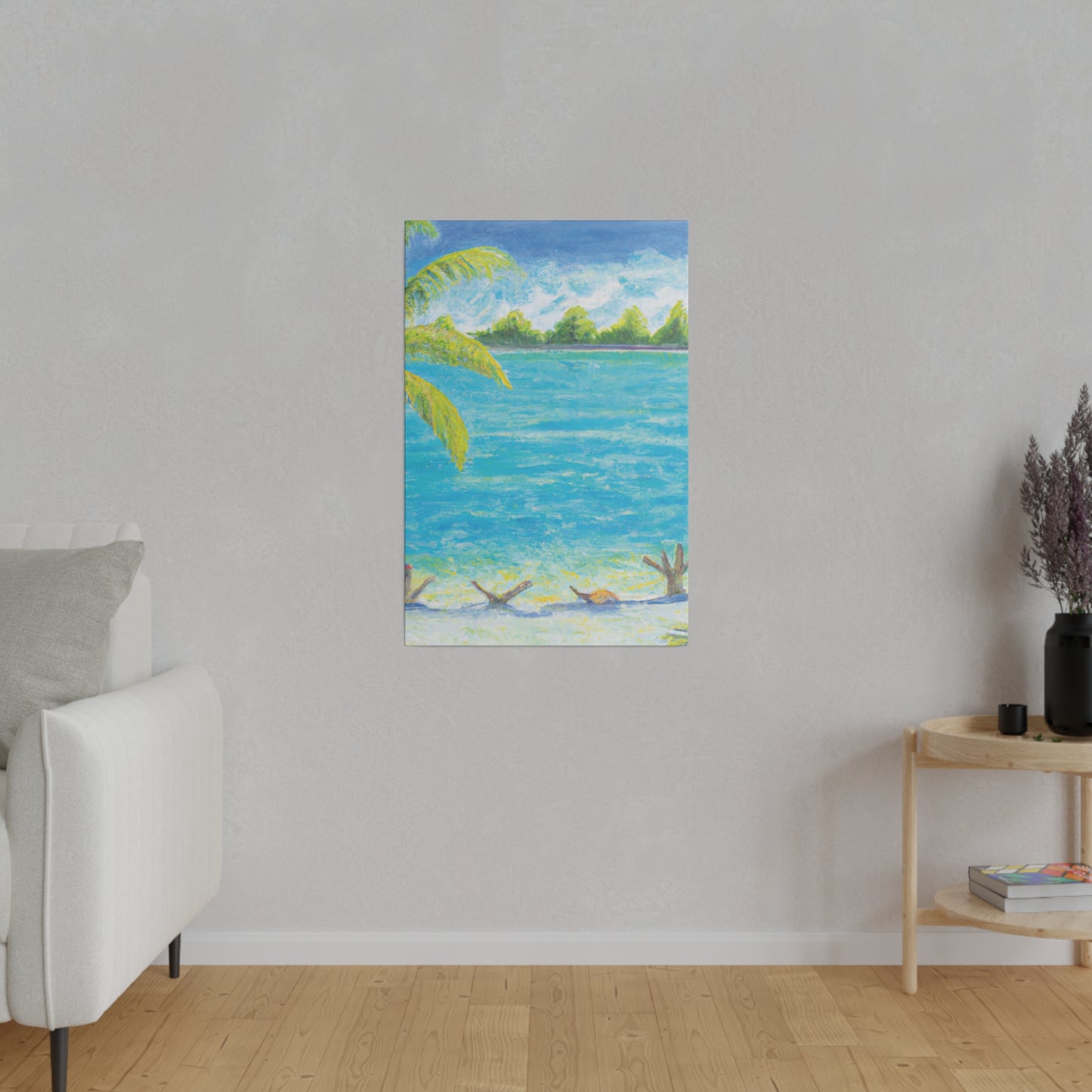 3007D - Bahamas Ocean Painting Print | Bahamas | Ocean | Beach | Poster | Home Decor | Wall Art | Canvas