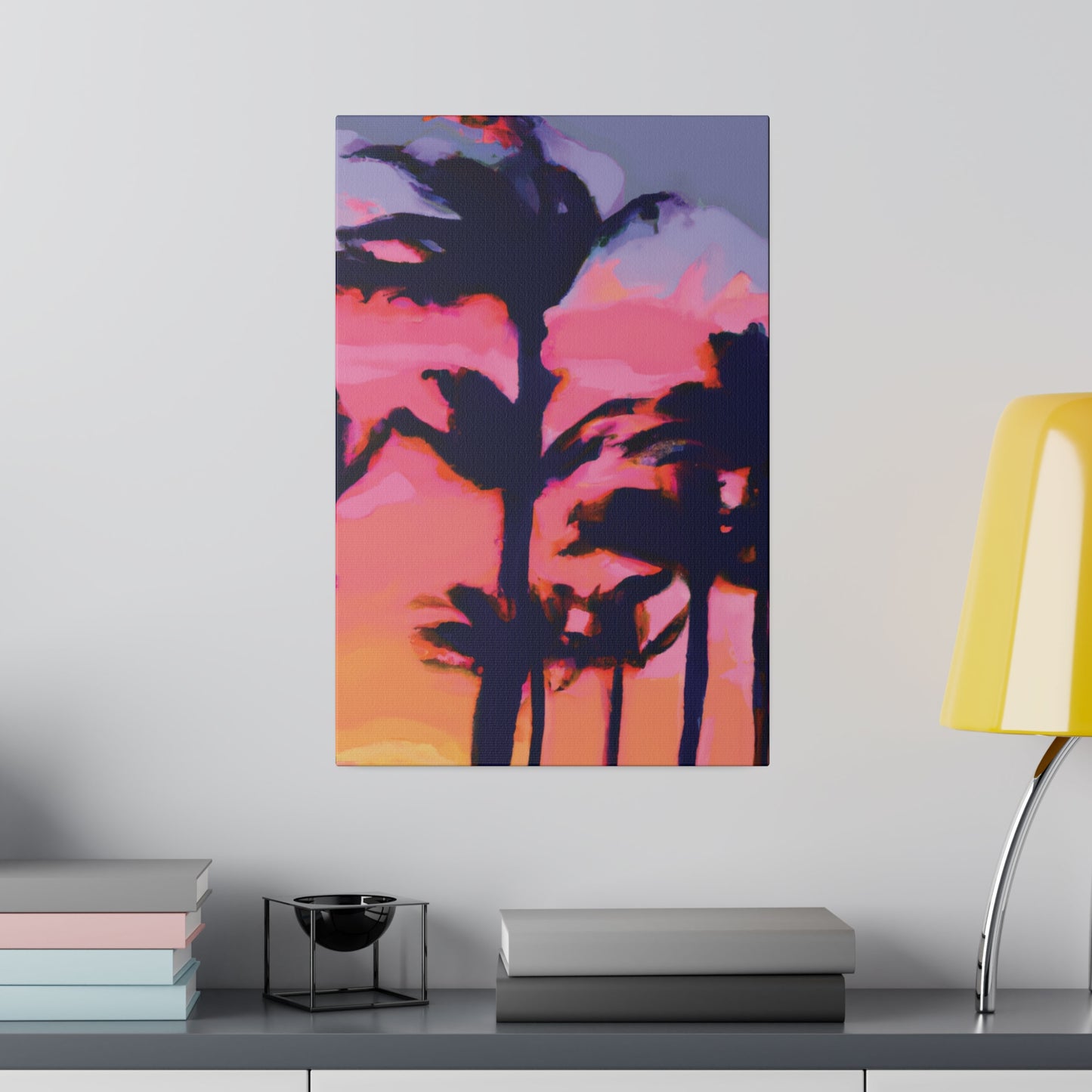 7993P - Miami Beach Sunset Painting Print | Miami | Beach | Sunset | Poster | Home Decor | Wall Art | Canvas