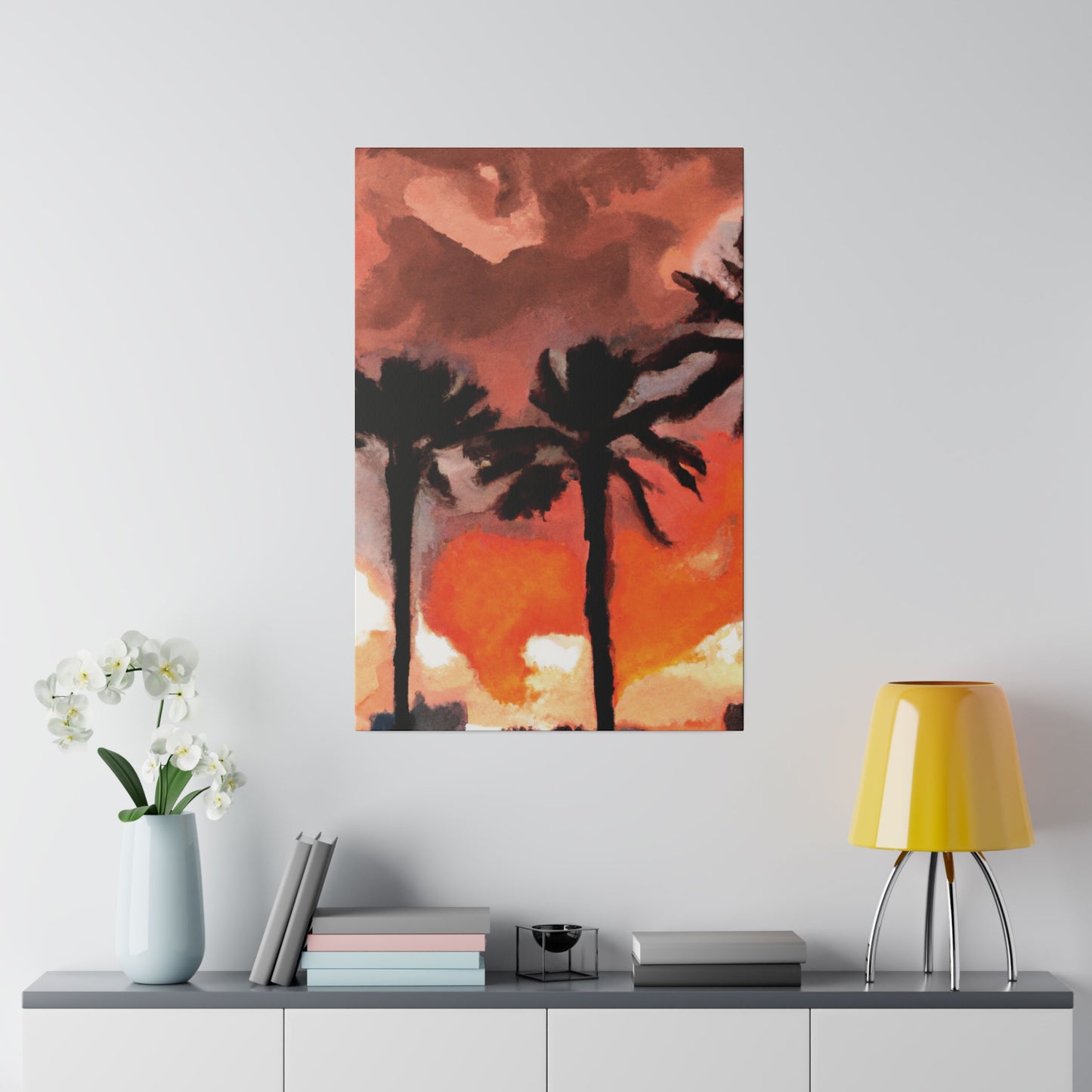 9073X - Miami Beach Sunset Painting Print | Miami | Beach | Sunset | Poster | Home Decor | Wall Art | Canvas