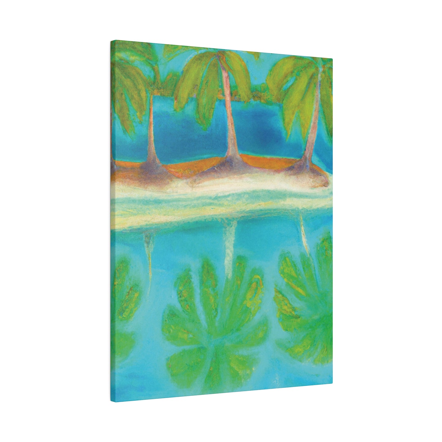 3294K - Bahamas Ocean Painting Print | Bahamas | Ocean | Beach | Poster | Home Decor | Wall Art | Canvas
