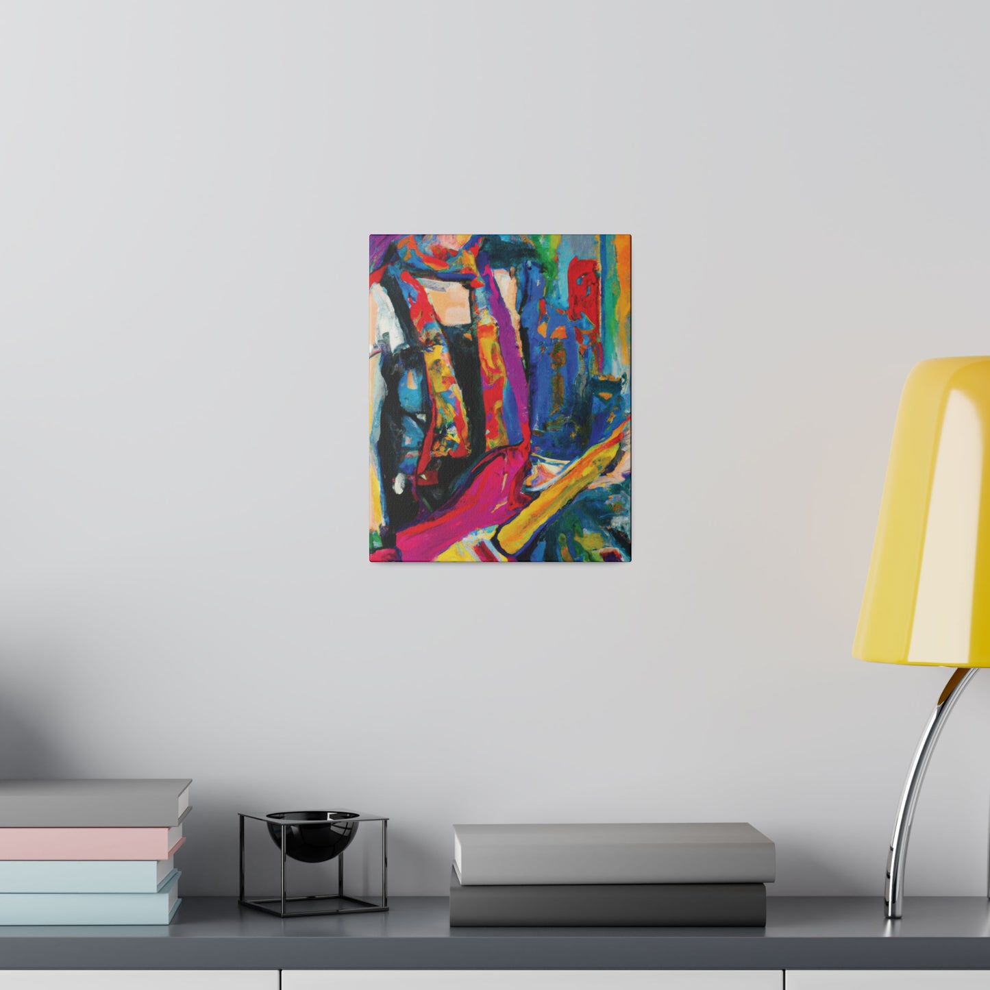 9798G - Rockstar Oil Painting Style Print | Poster | Home Decor | Wall Art | Music Art | Canvas