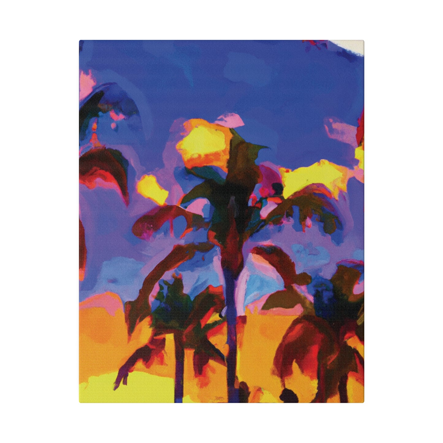 3162U - Miami Beach Sunset Painting Print | Miami | Beach | Sunset | Poster | Home Decor | Wall Art | Canvas