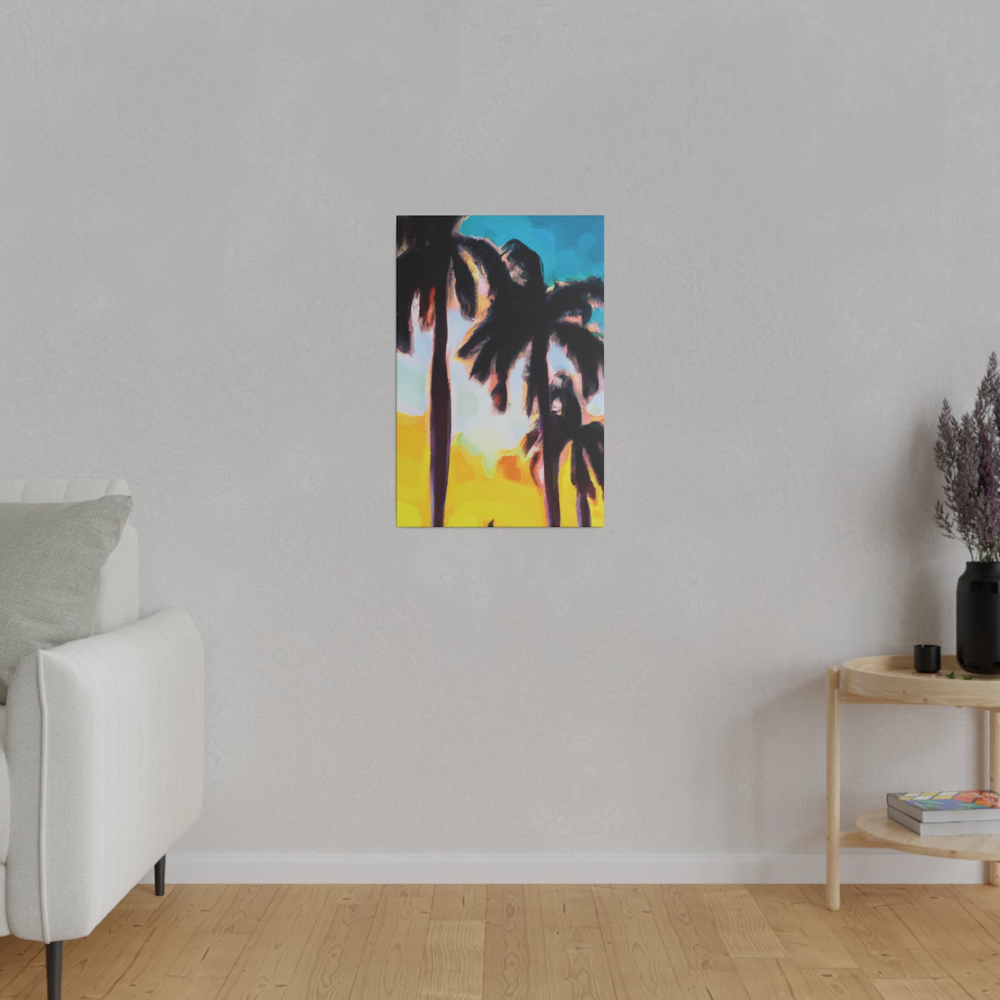 5485W - Miami Beach Sunset Painting Print | Miami | Beach | Sunset | Poster | Home Decor | Wall Art | Canvas