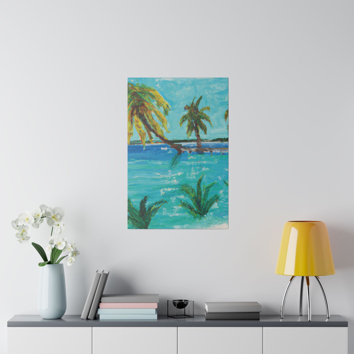 3256T - Bahamas Ocean Painting Print | Bahamas | Ocean | Beach | Poster | Home Decor | Wall Art | Canvas