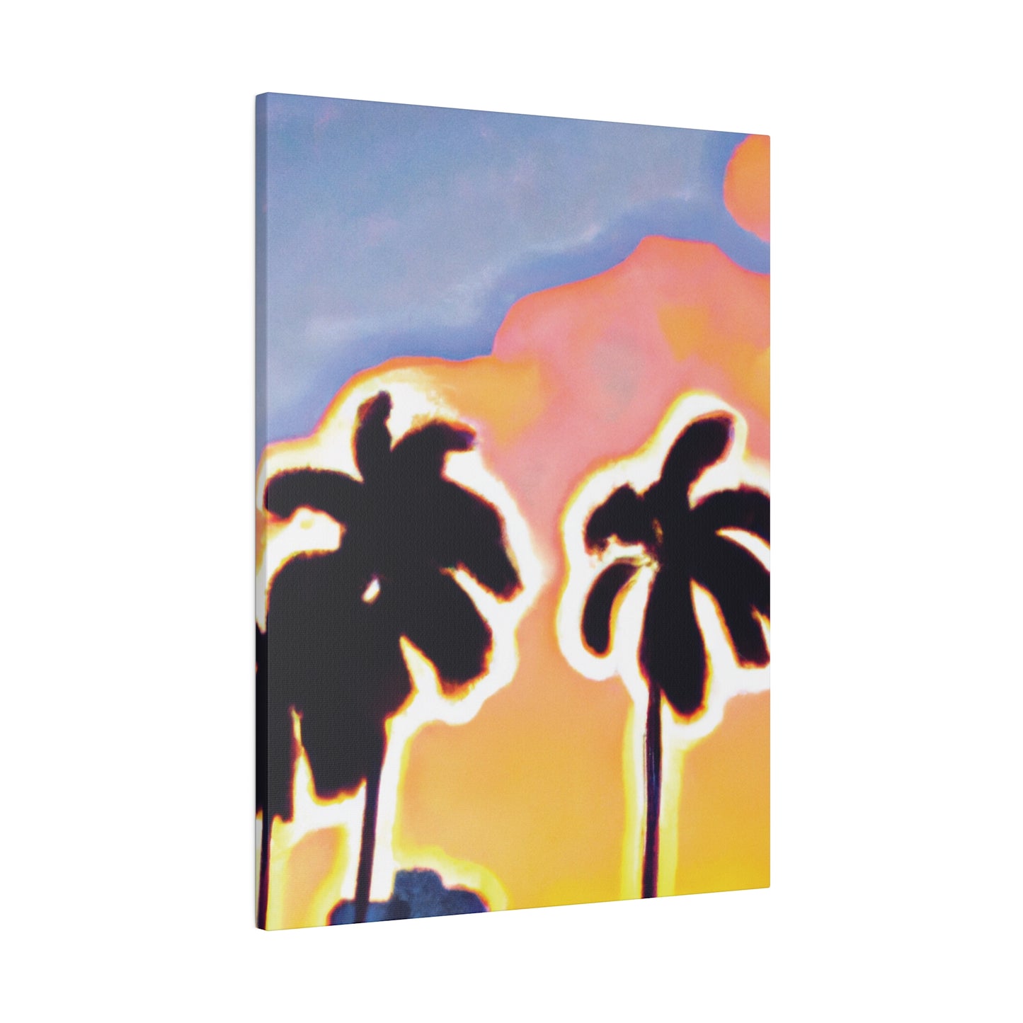 2766U - Miami Beach Sunset Painting Print | Miami | Beach | Sunset | Poster | Home Decor | Wall Art | Canvas