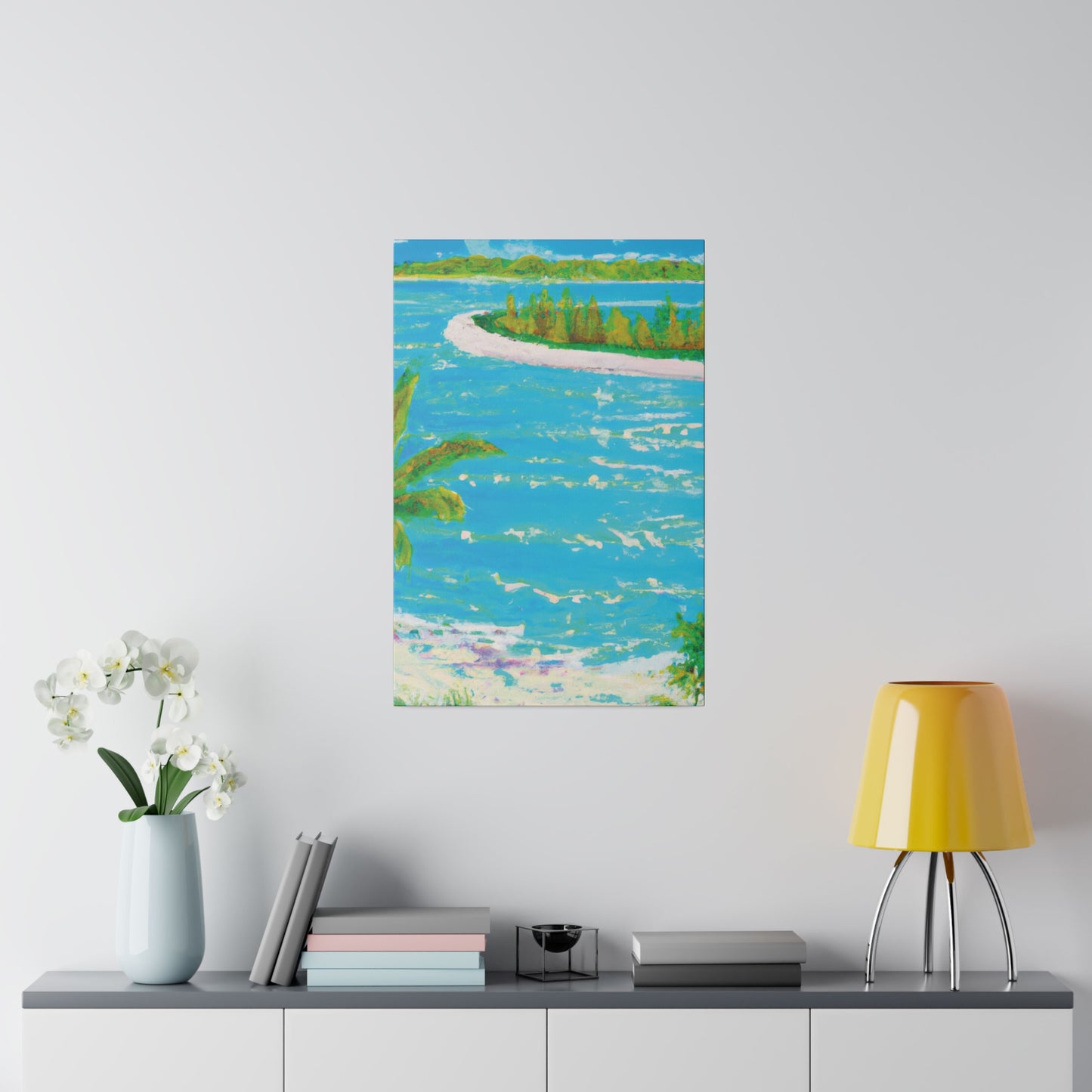 9555G - Bahamas Ocean Painting Print | Bahamas | Ocean | Beach | Poster | Home Decor | Wall Art | Canvas