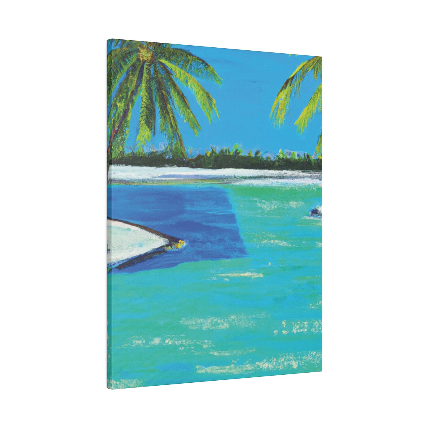 9761V - Bahamas Ocean Painting Print | Bahamas | Ocean | Beach | Poster | Home Decor | Wall Art | Canvas