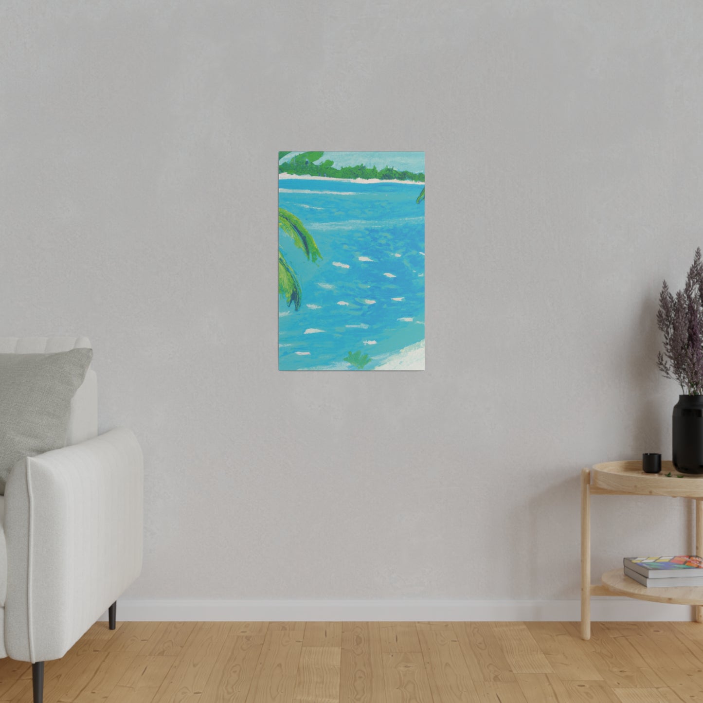 5684E - Bahamas Ocean Painting Print | Bahamas | Ocean | Beach | Poster | Home Decor | Wall Art | Canvas