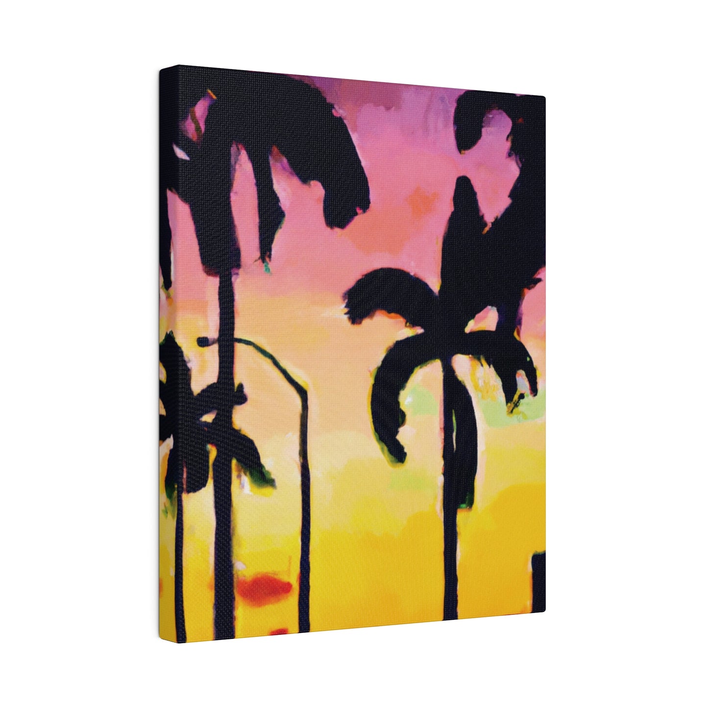 1792J - Miami Beach Sunset Painting Print | Miami | Beach | Sunset | Poster | Home Decor | Wall Art | Canvas