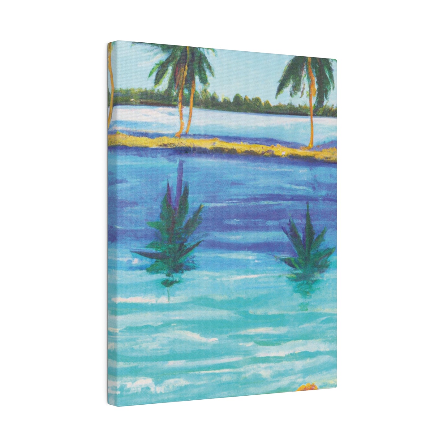 9768P - Bahamas Ocean Painting Print | Bahamas | Ocean | Beach | Poster | Home Decor | Wall Art | Canvas