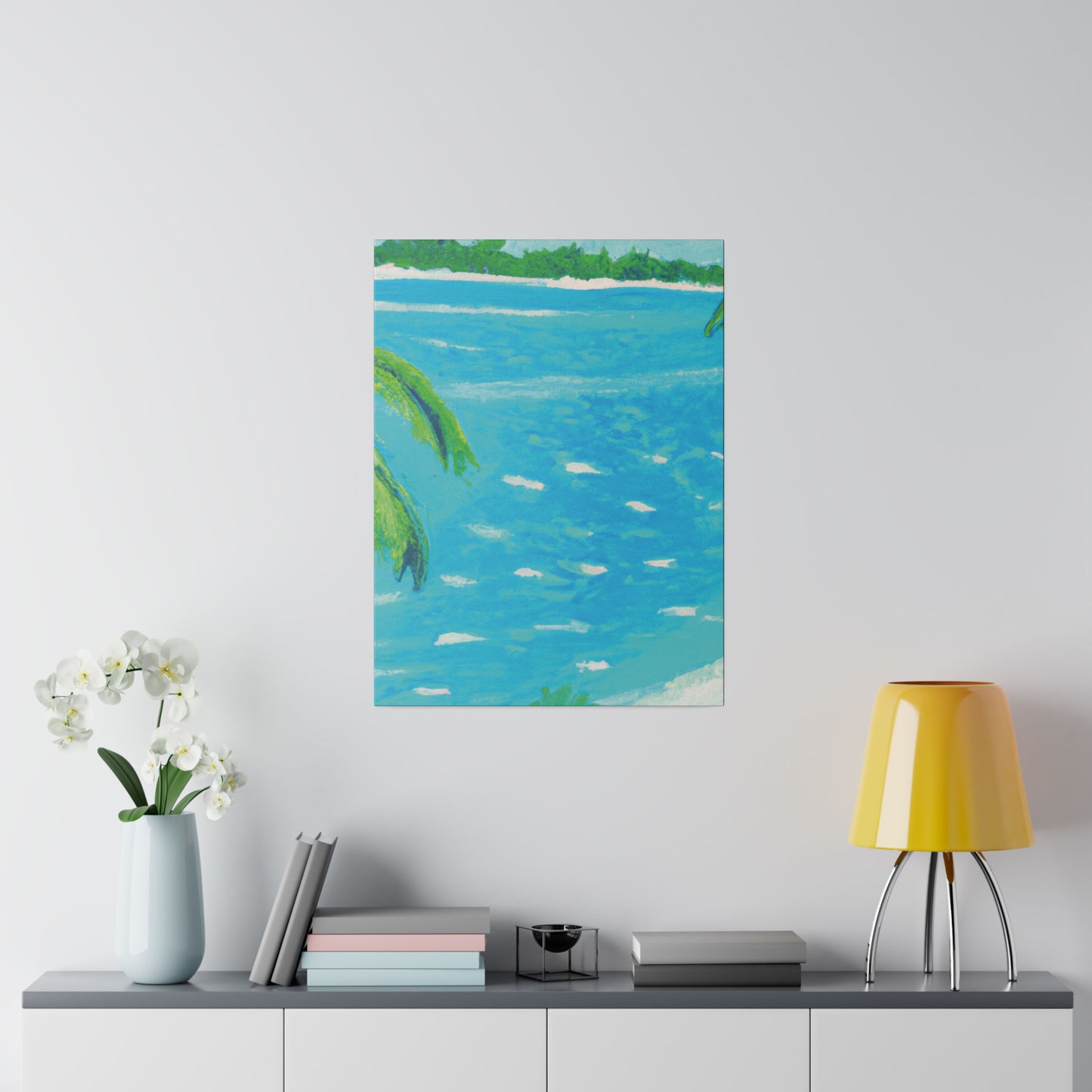 5684E - Bahamas Ocean Painting Print | Bahamas | Ocean | Beach | Poster | Home Decor | Wall Art | Canvas