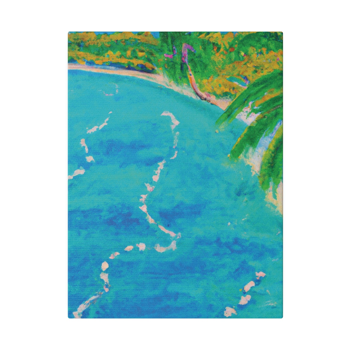 6605P - Bahamas Ocean Painting Print | Bahamas | Ocean | Beach | Poster | Home Decor | Wall Art | Canvas